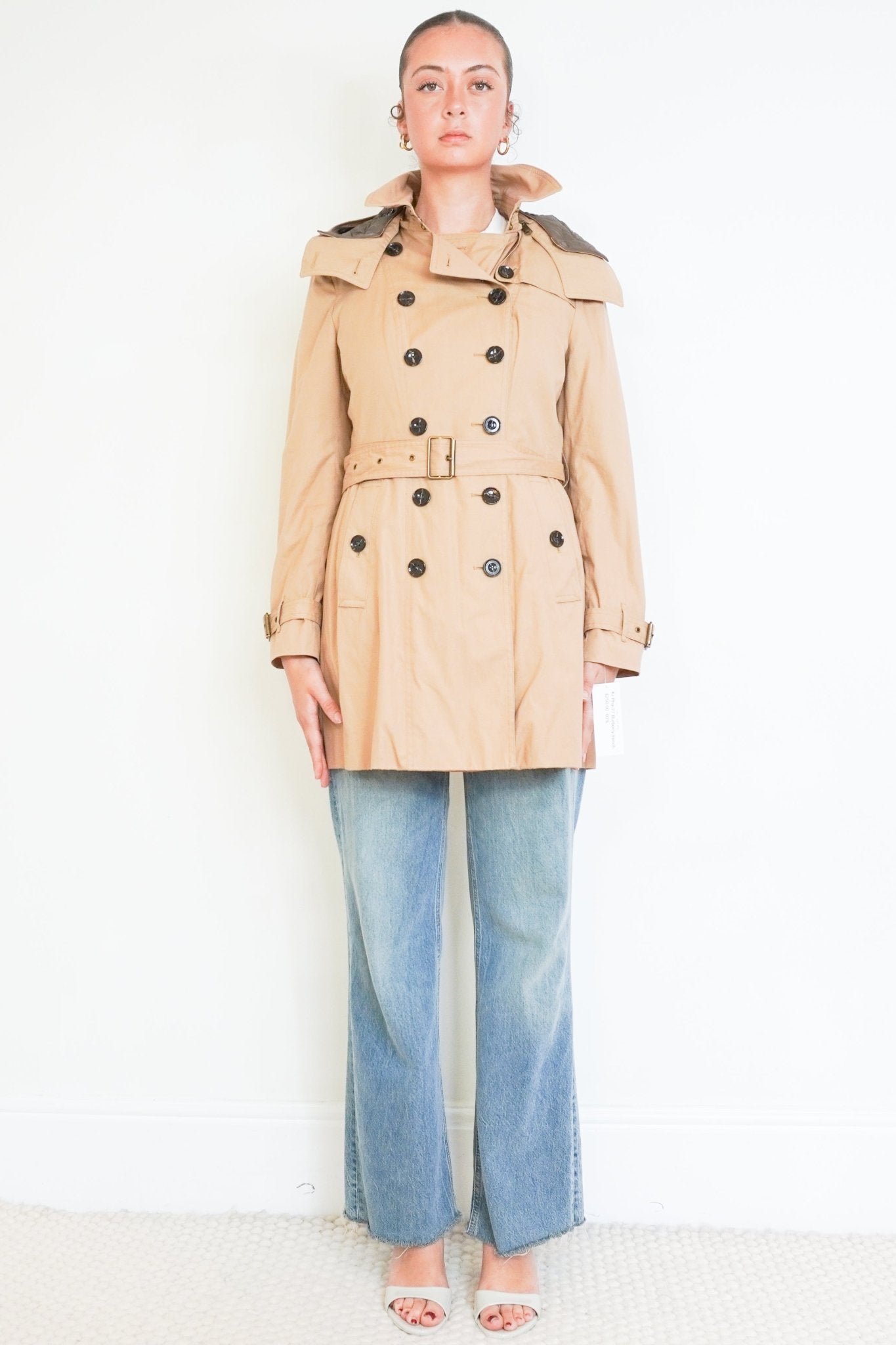 Burberry Beige Amberford Heritage Hooded Coat (RRP £1895) | Authentic Preloved - Reloved Again