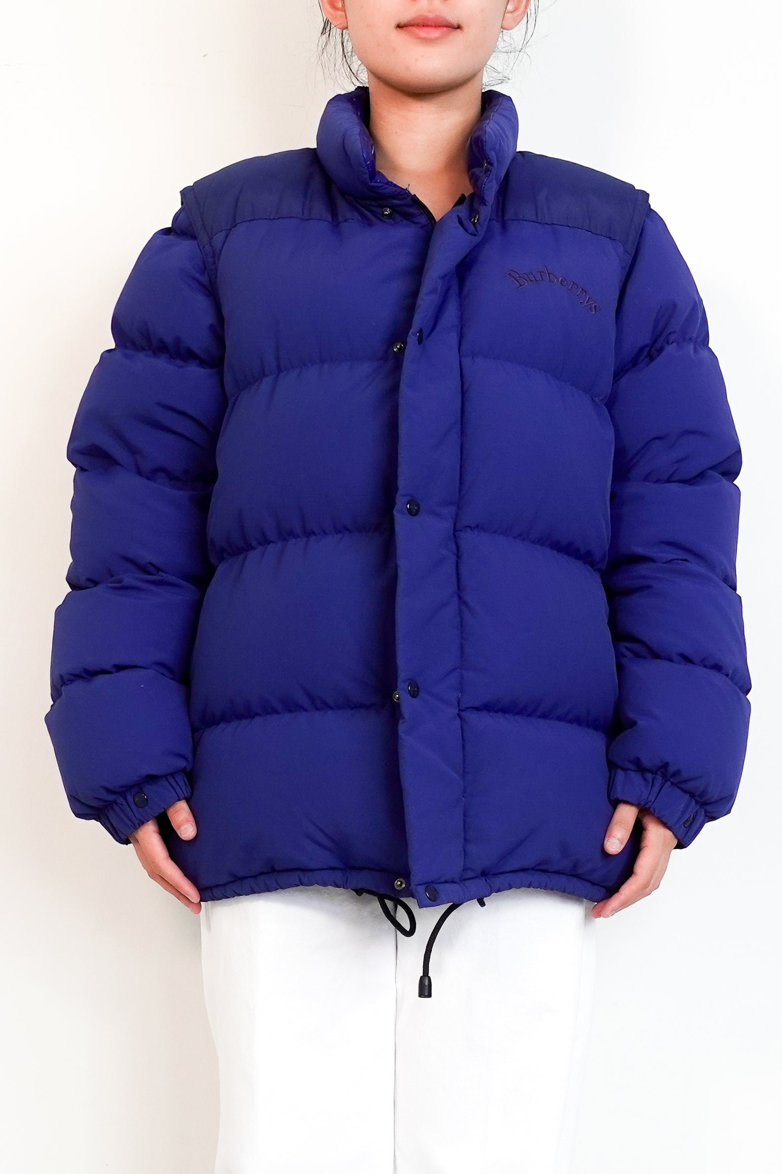 Burberry London blue puffer jacket 