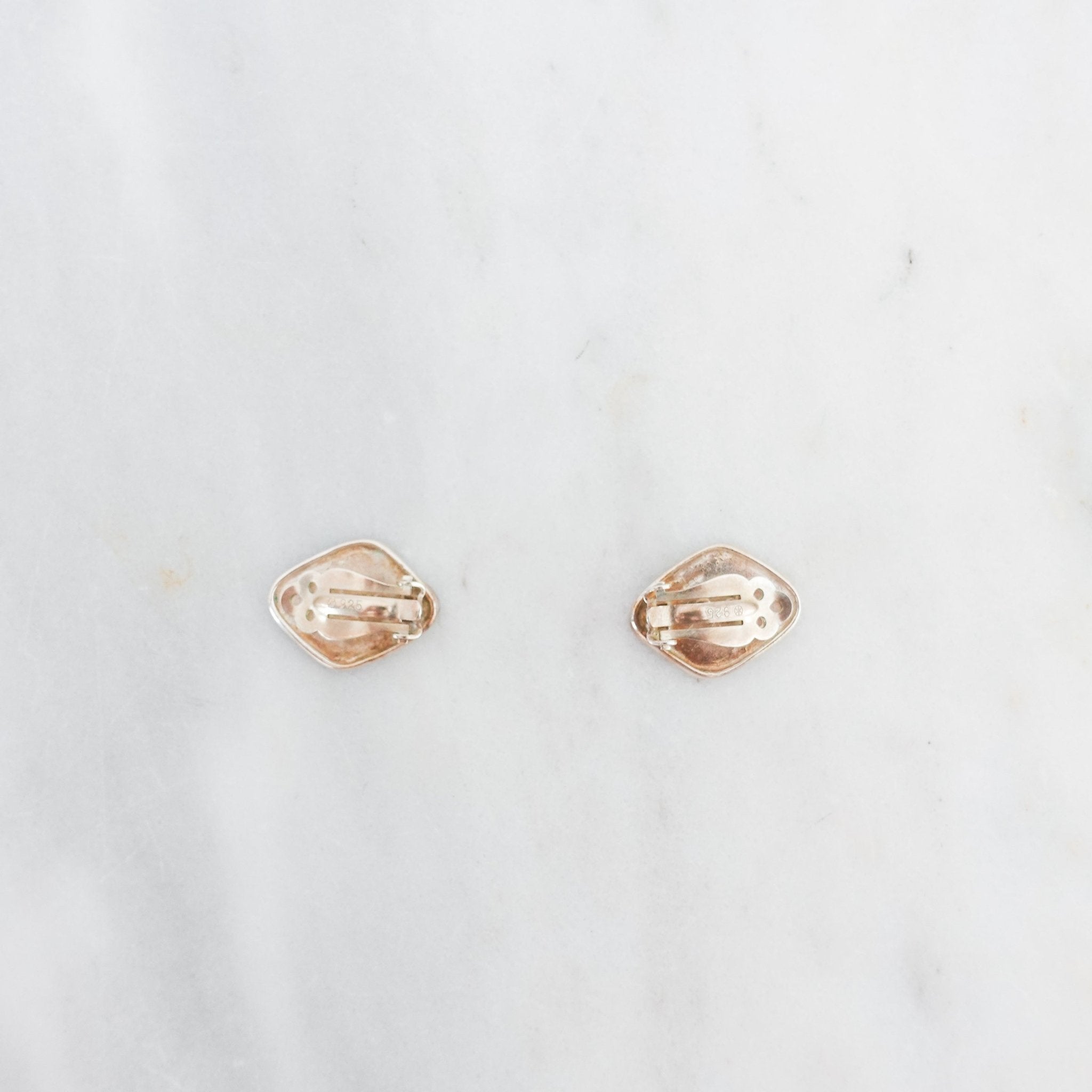 Jean Muir X Ian Young silver clip on earrings - Final Sale - Reloved Again