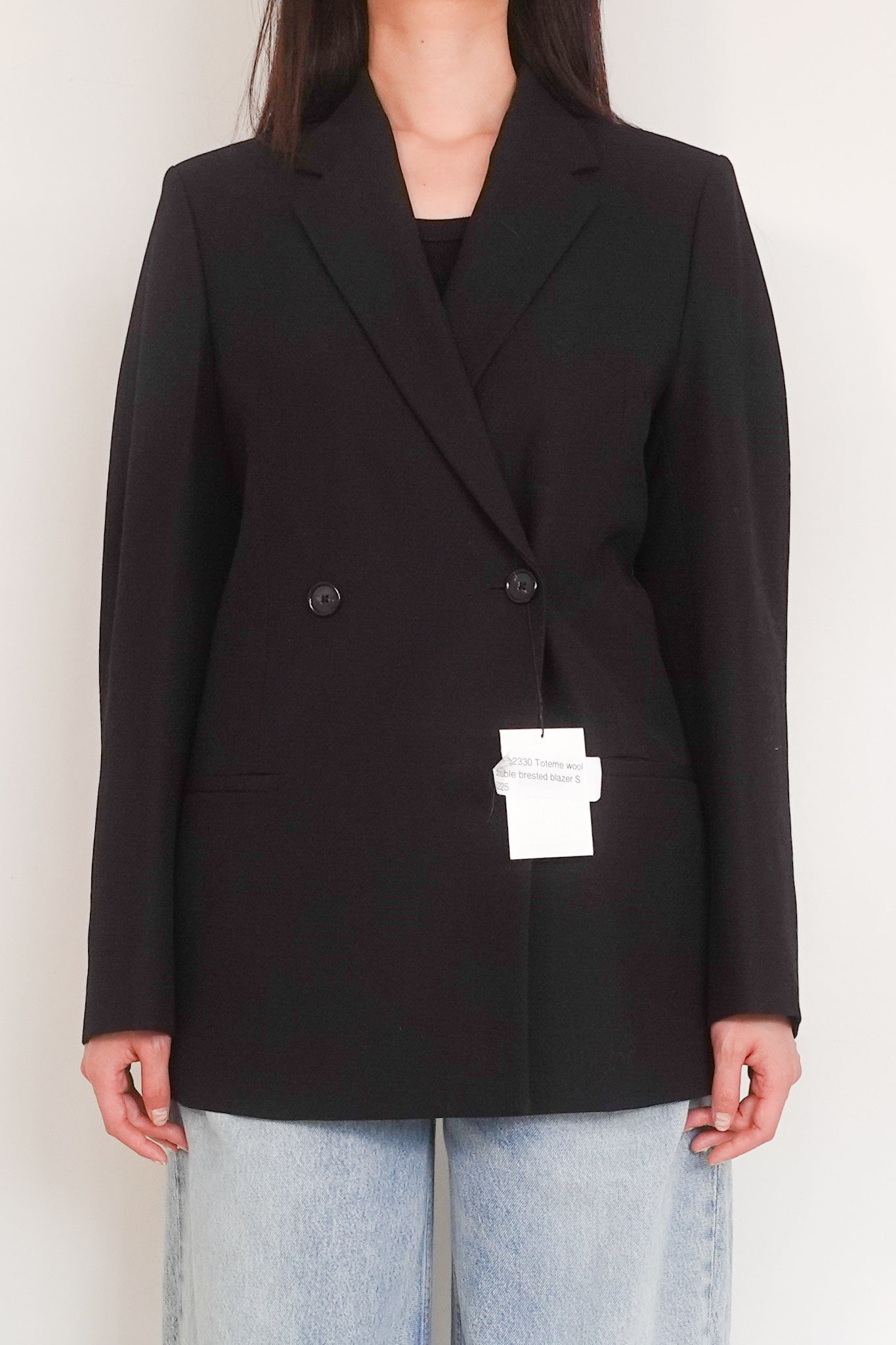 Wool double breasted blazer RRP £590