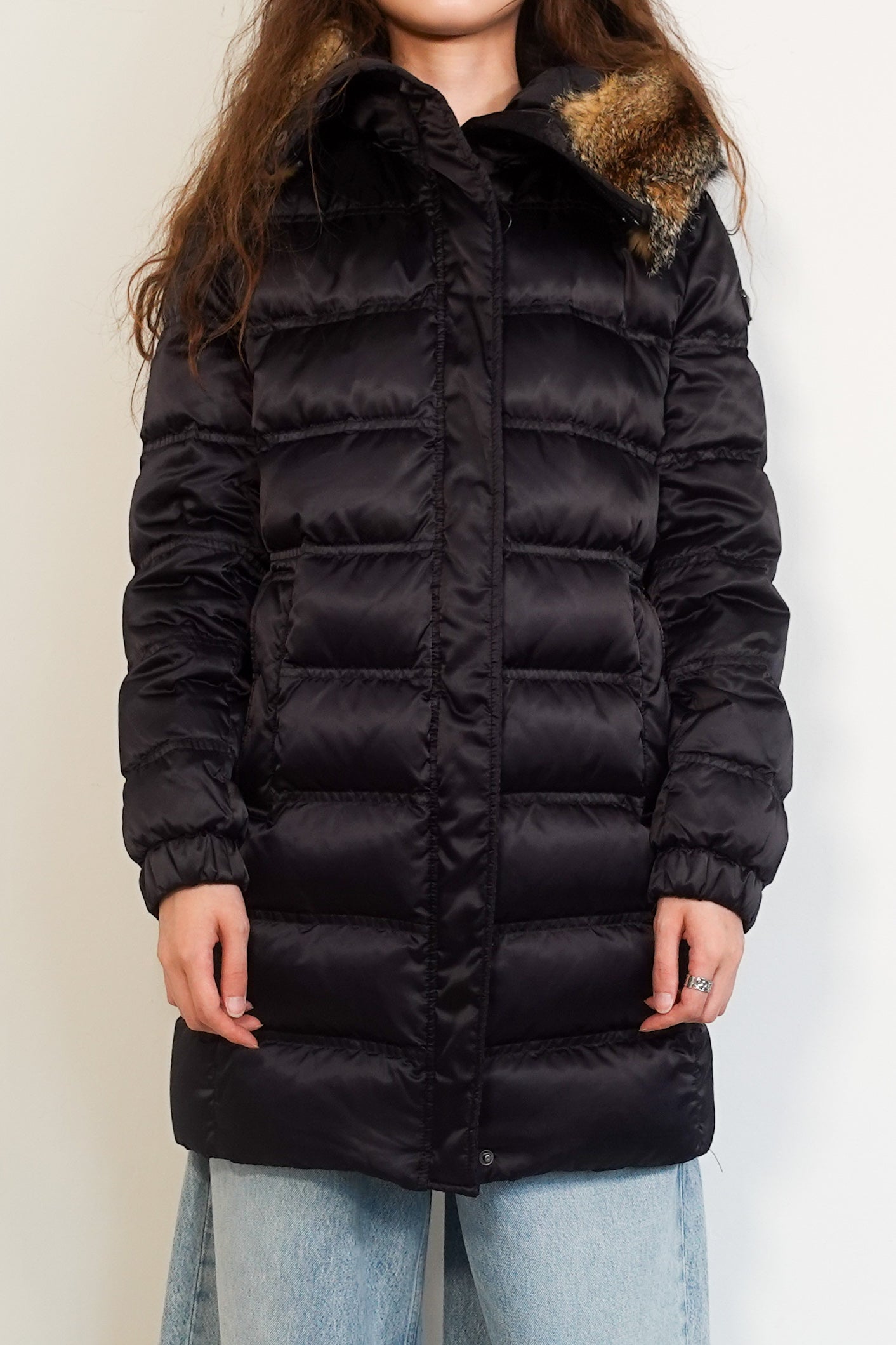 Padded coat with hood RRP £2k