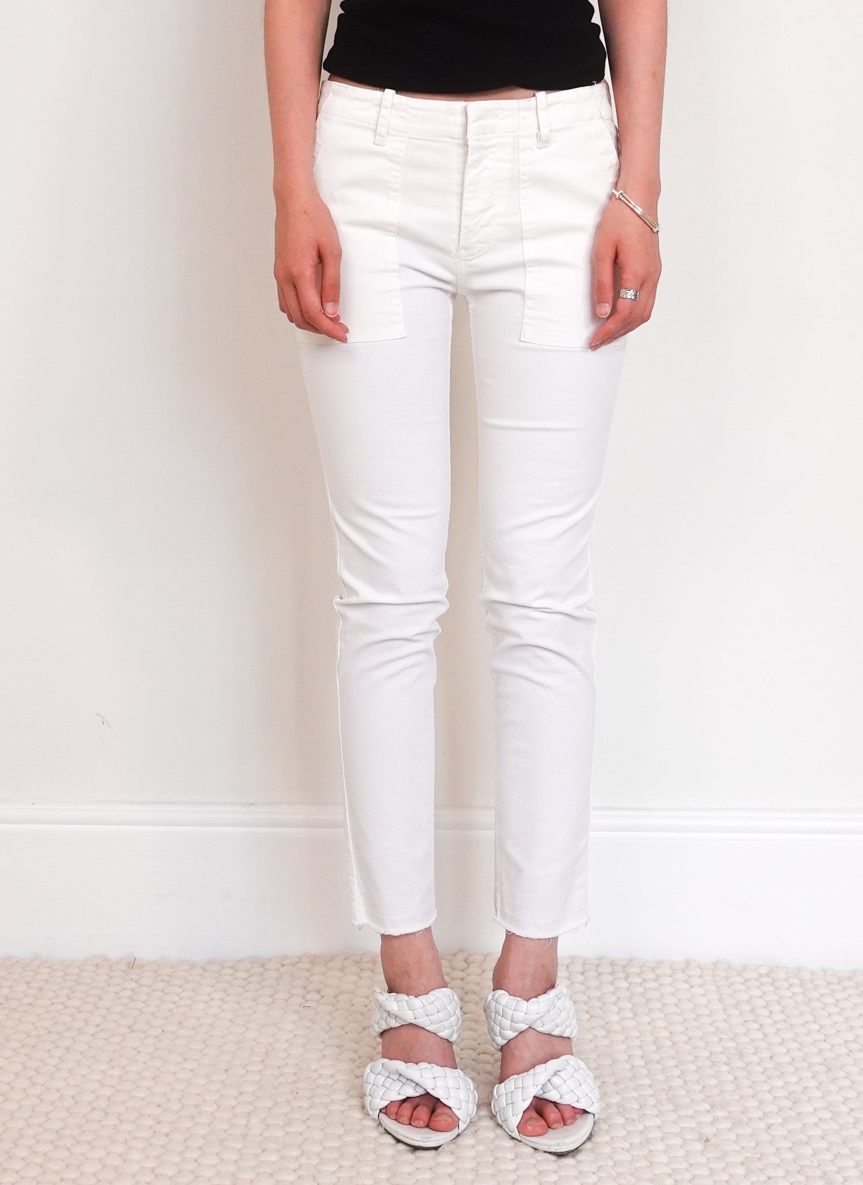 White slim jeans RRP £320