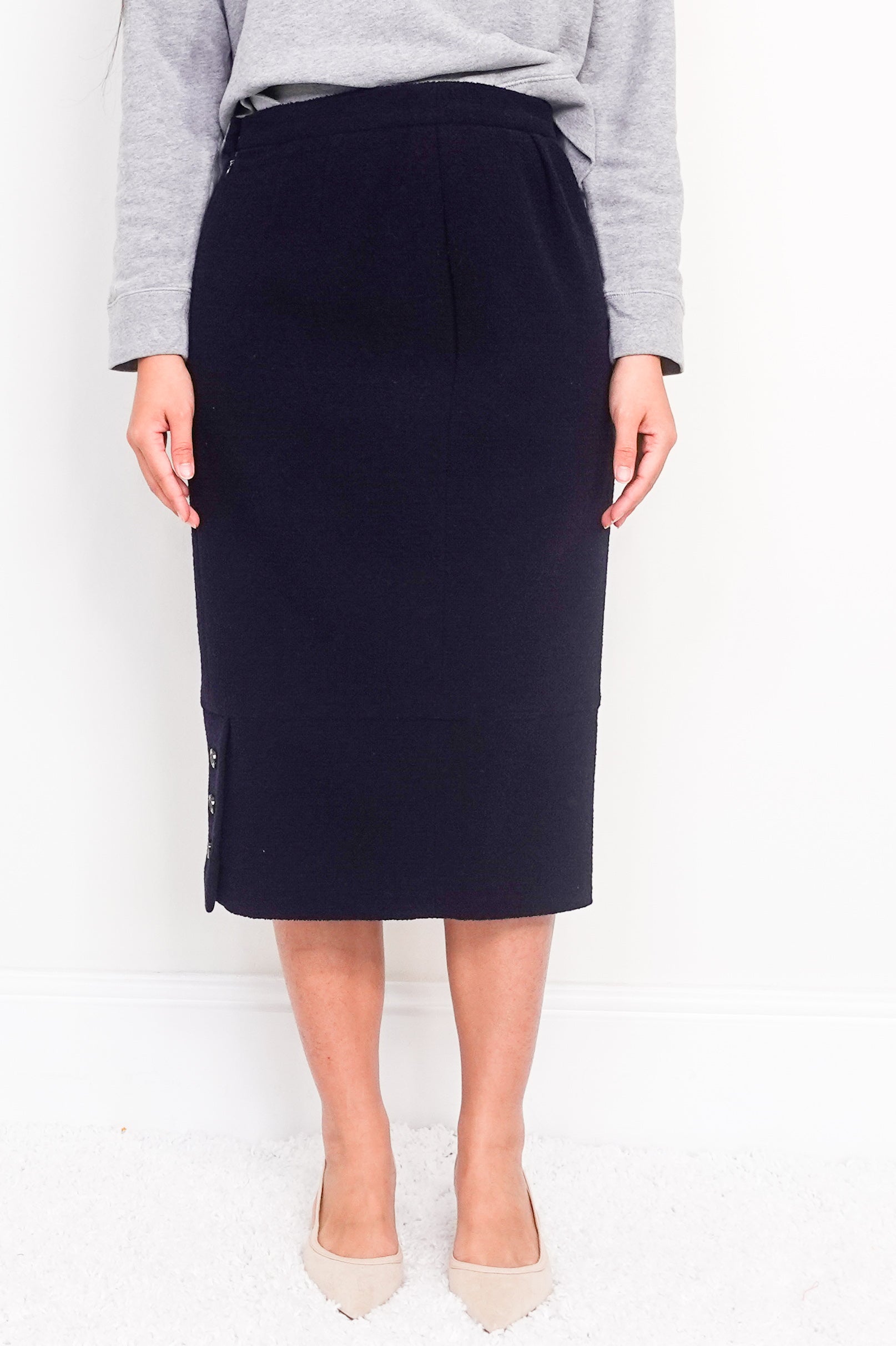 Navy skirt RRP £1200