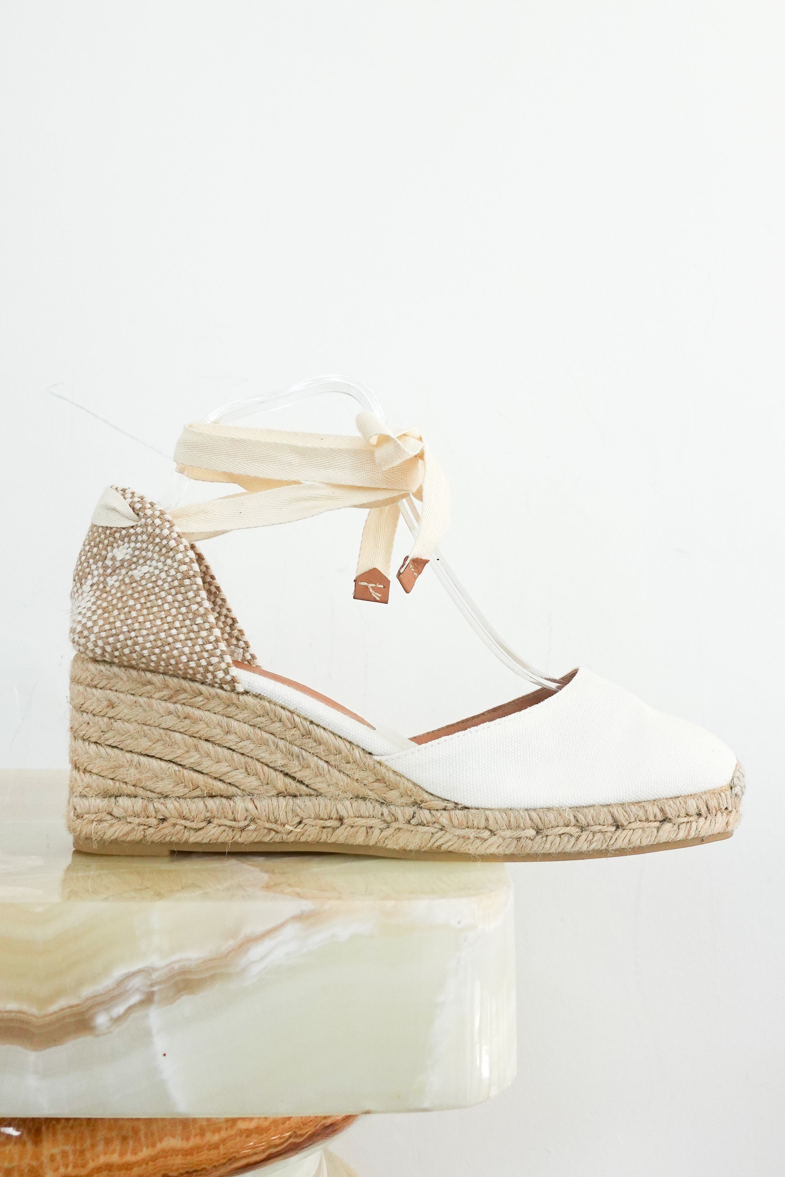 White Carina espadrilles