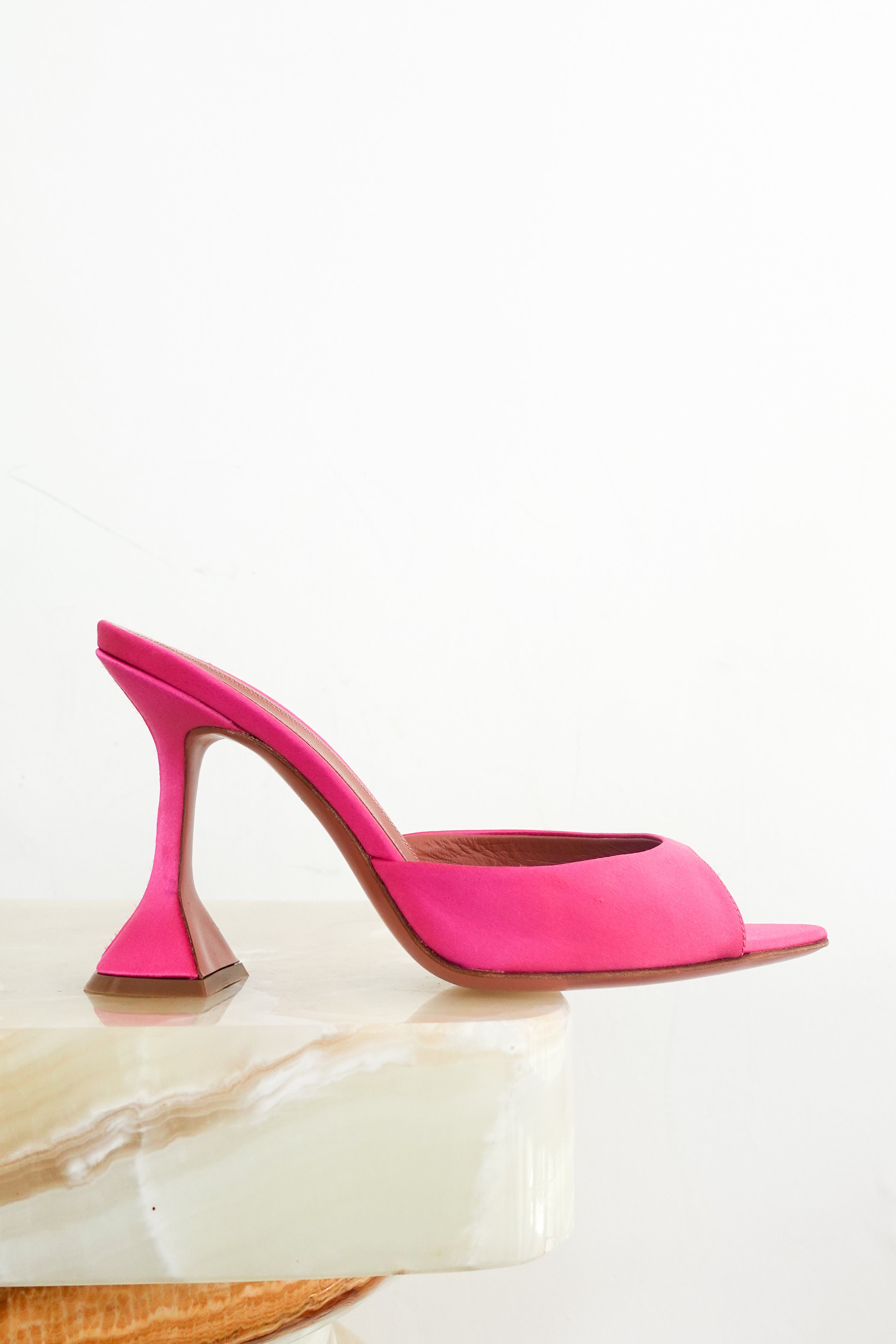 Pink lupita mules RRP £565