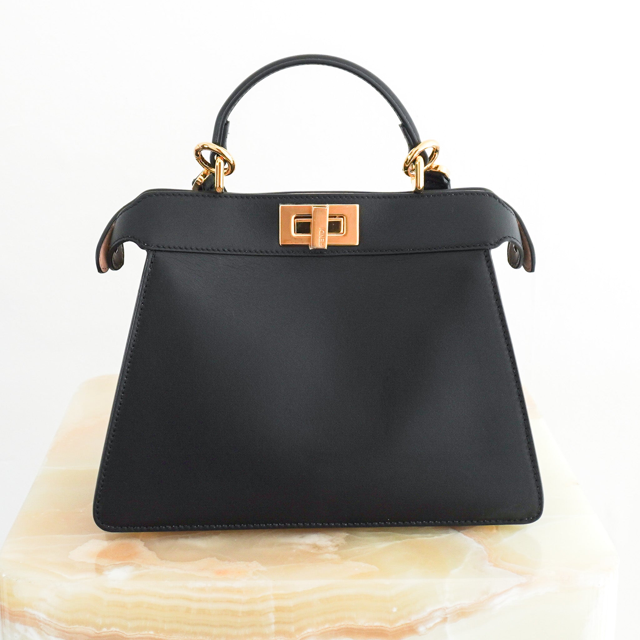 CURRENT-SEASON-Fendi-Peekaboo-ISeeU-Small-Tote-Bag-in-Black-back-picture