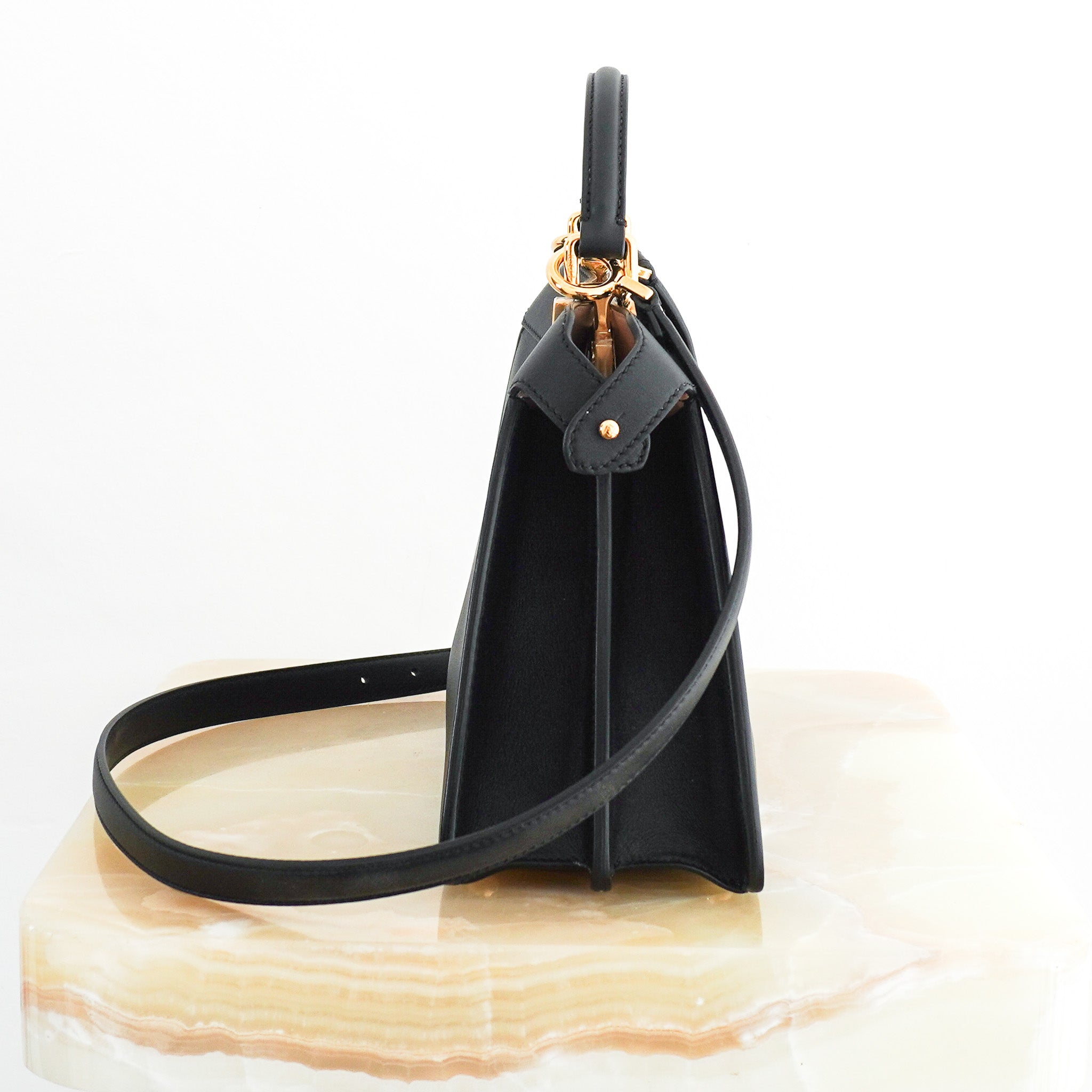 CURRENT-SEASON-Fendi-Peekaboo-ISeeU-Small-Tote-Bag-in-Black-side-picture