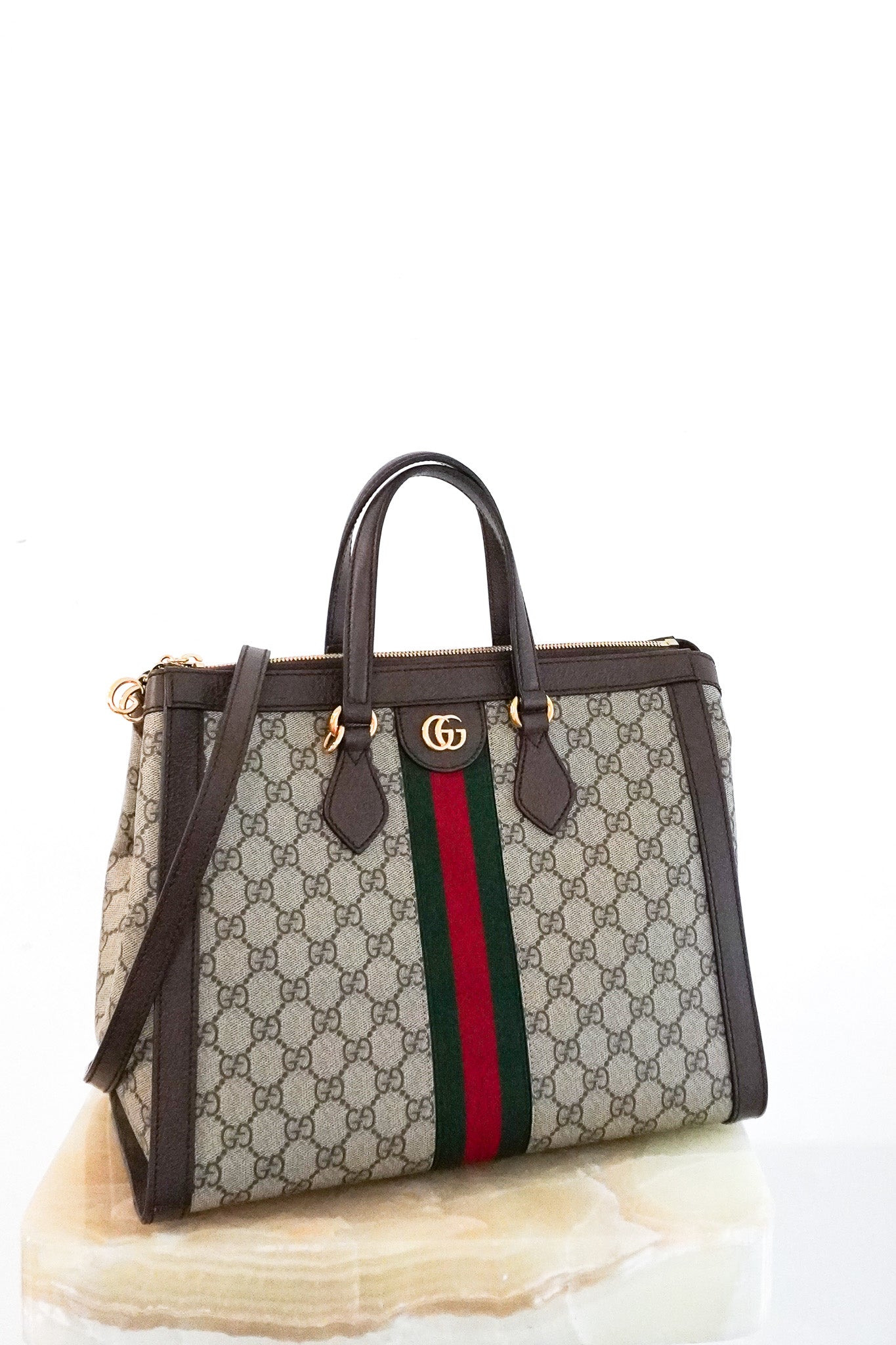 CURRENT SEASON Gucci GG Supreme Canvas Ophidia Small Tote Bag RRP £1670 | Authentic Preloved - Reloved Again