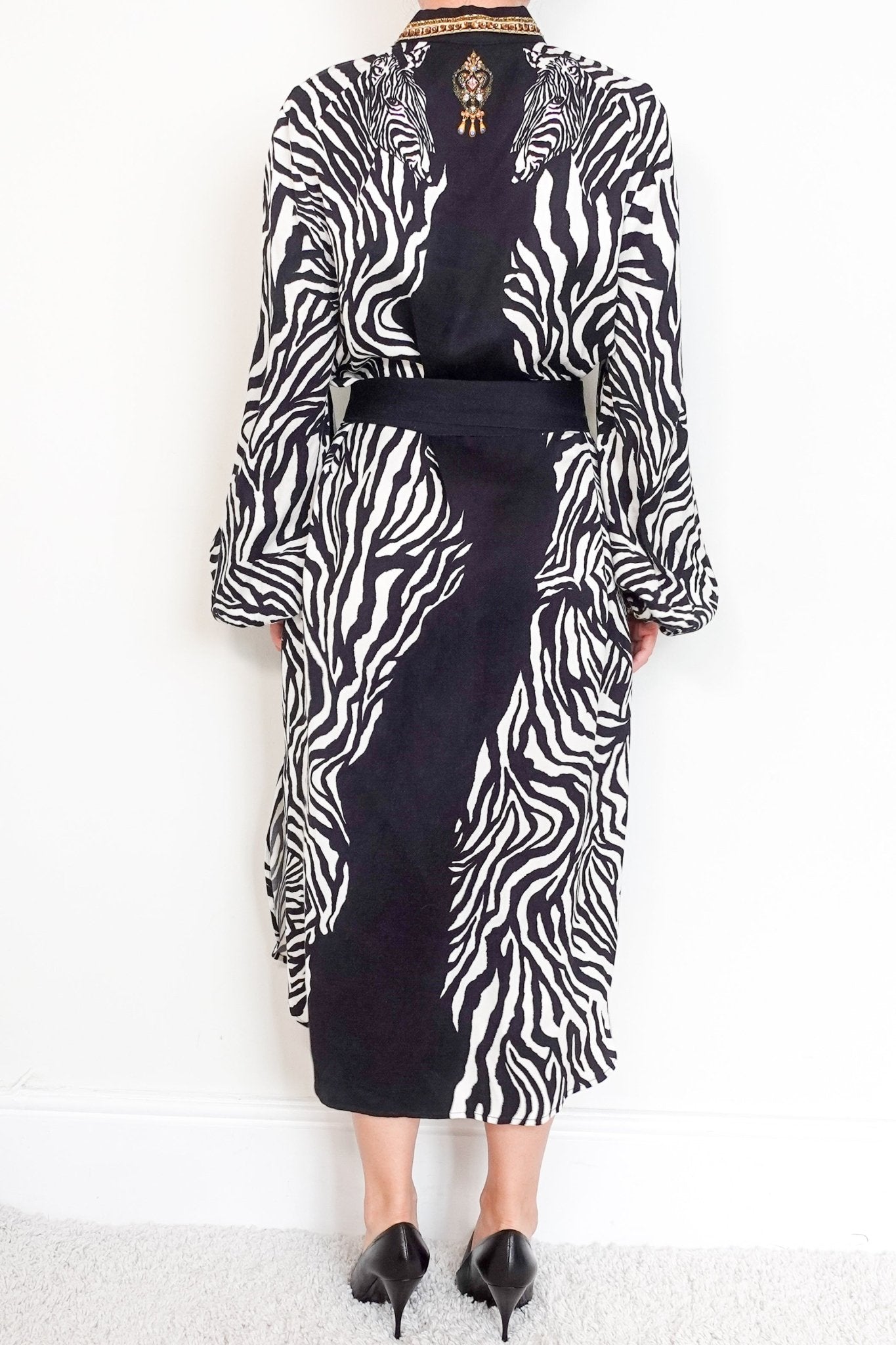 Camilla Zebra Print Wrap Dress RRP £600 | Authentic Preloved - Reloved Again