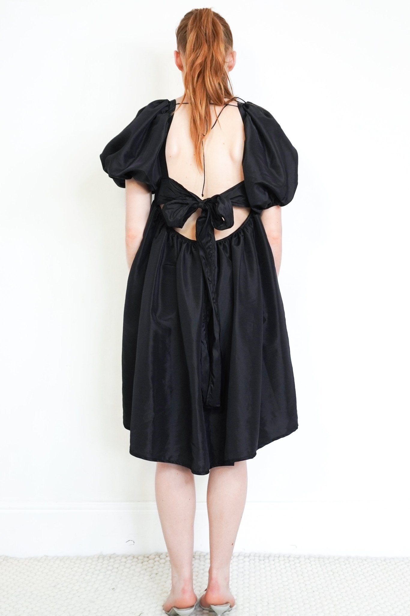 Cecilie Bahnsen Tilde Dress in Black (RRP £550) | Authentic Preloved - Reloved Again