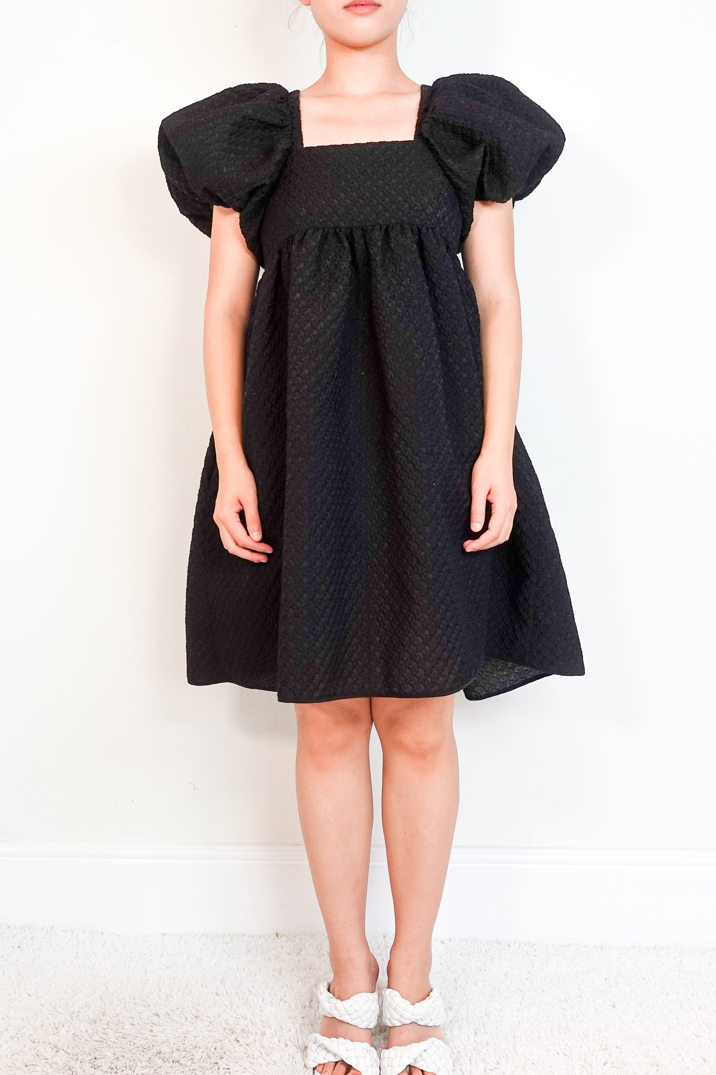 Cecilie Bahnsen black mini dress 