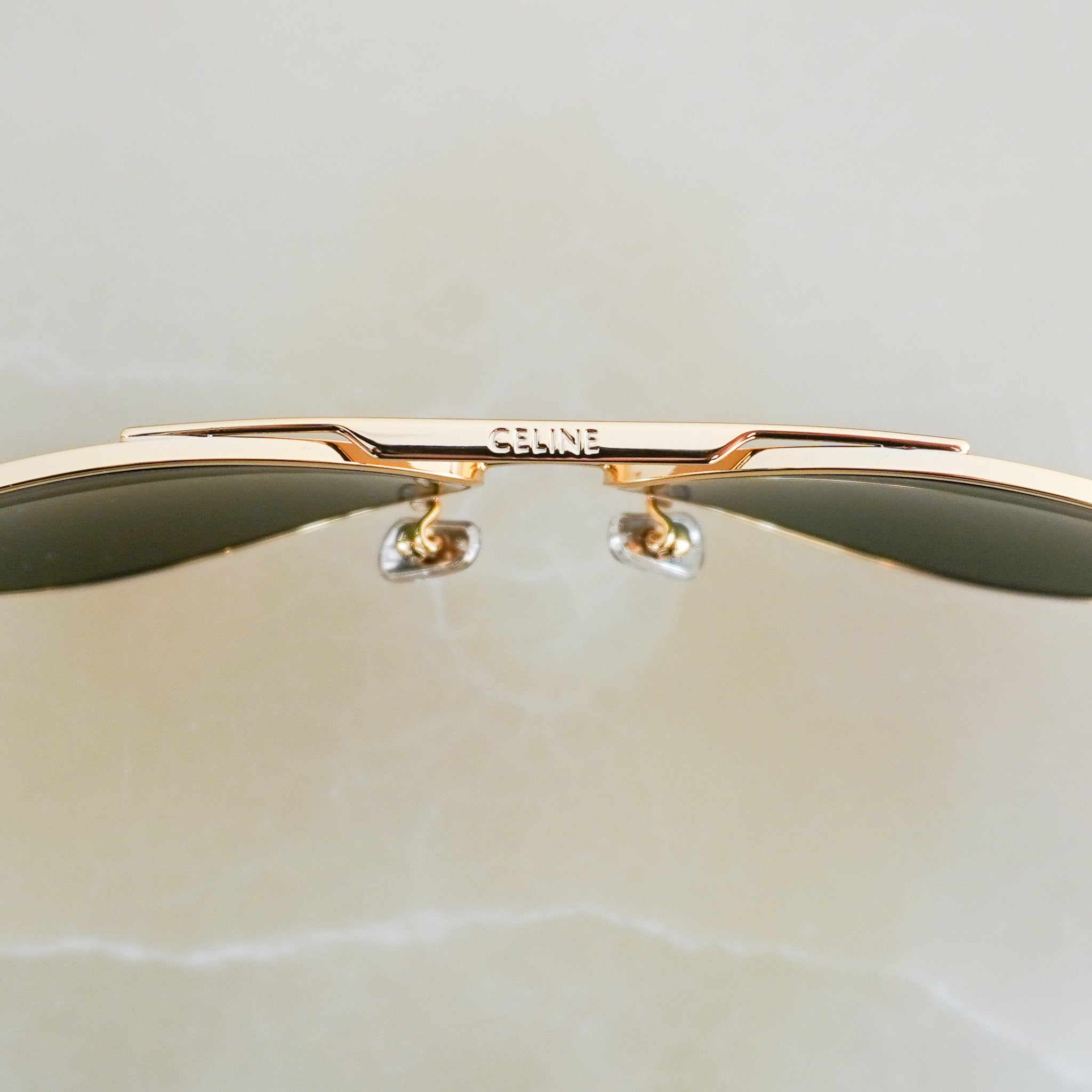 Celine Aviator Metal Sunglasses in Gold RRP £450 | Authentic Preloved FINAL SALE - Reloved Again