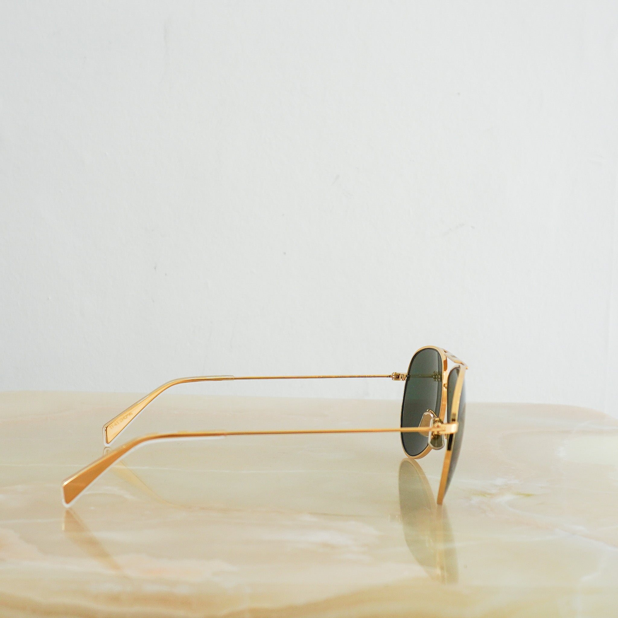 Celine Aviator Metal Sunglasses in Gold RRP £450 | Authentic Preloved FINAL SALE - Reloved Again