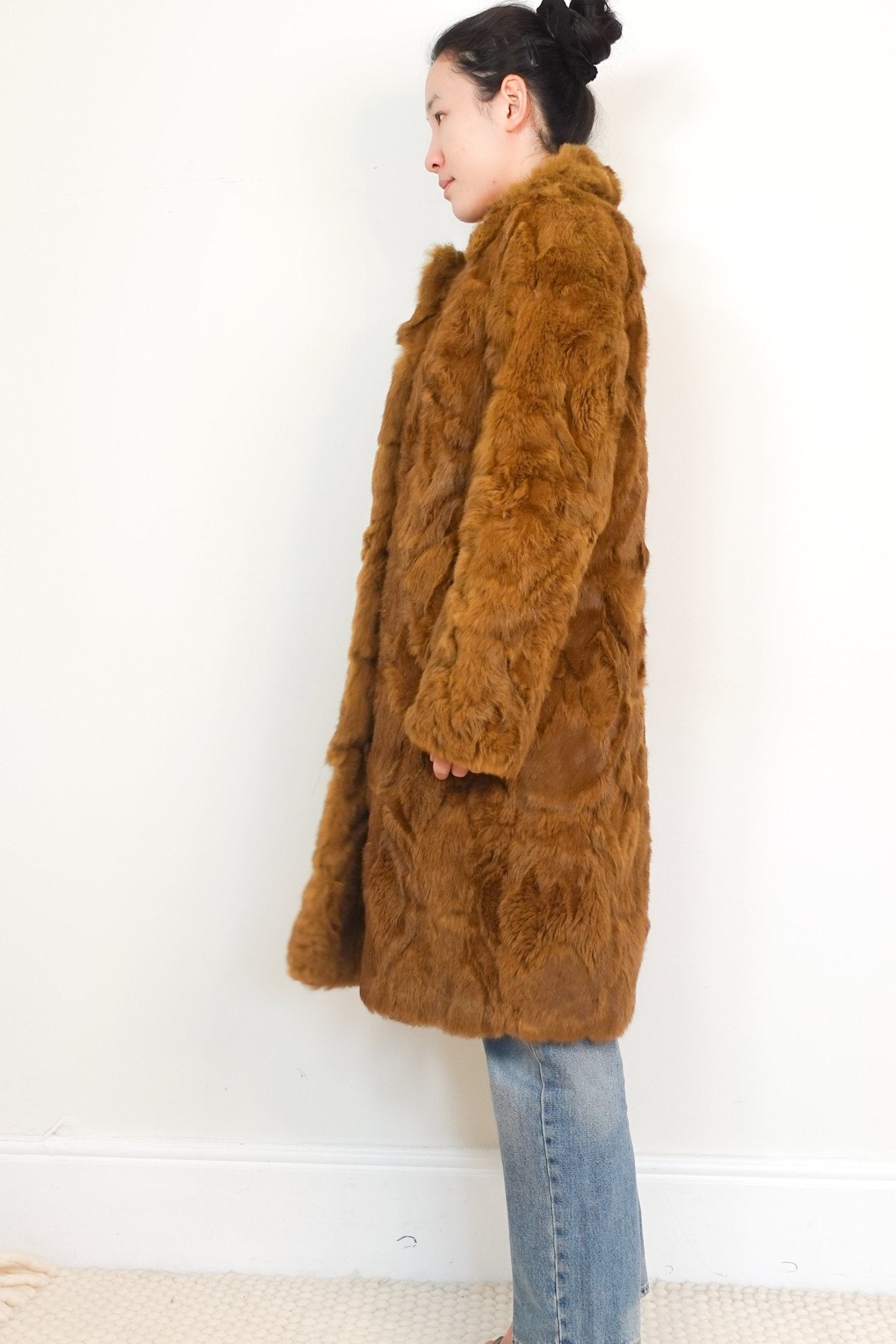Celine Brown Midi Sheepskin Fur Coat RRP £4K | Authentic Preloved - Reloved Again