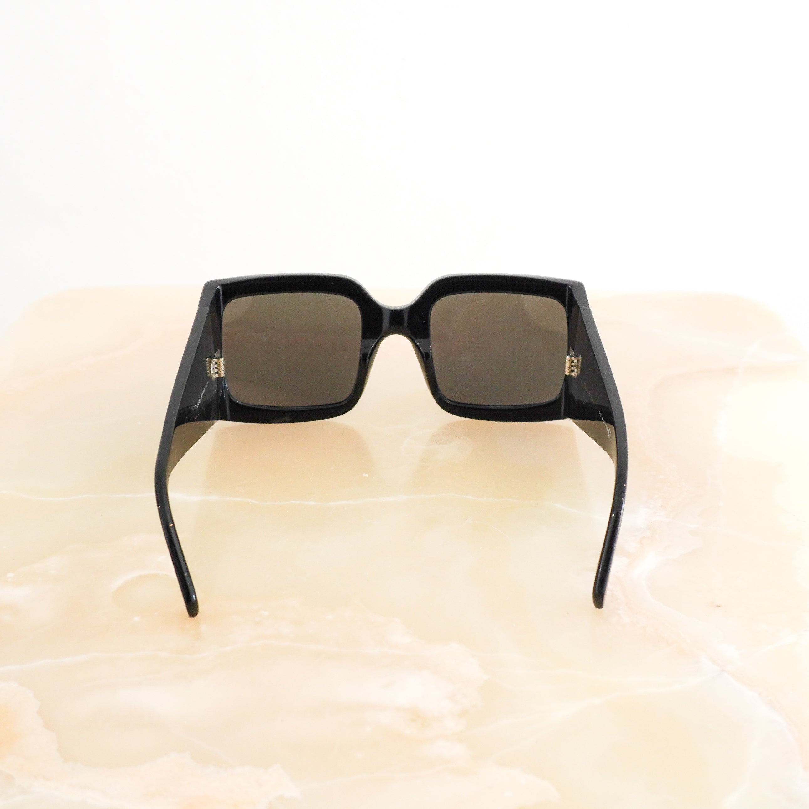 Celine CL40084I 01A Oversized Square Sunglasses back photo chelsea london