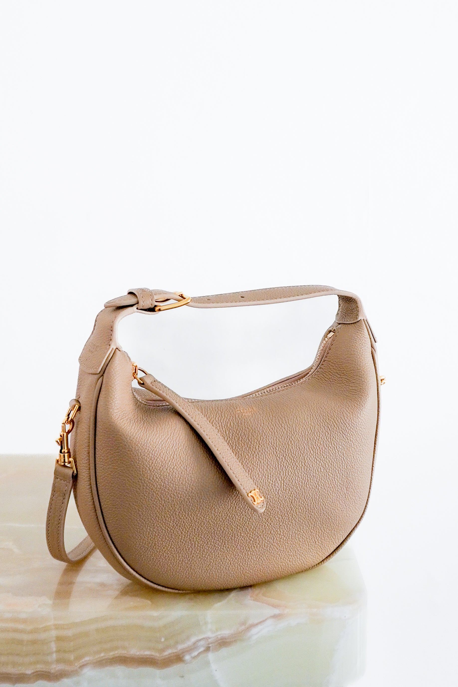 Celine Teen Lulu Bag in Grained Calfskin leather front photo chelsea london
