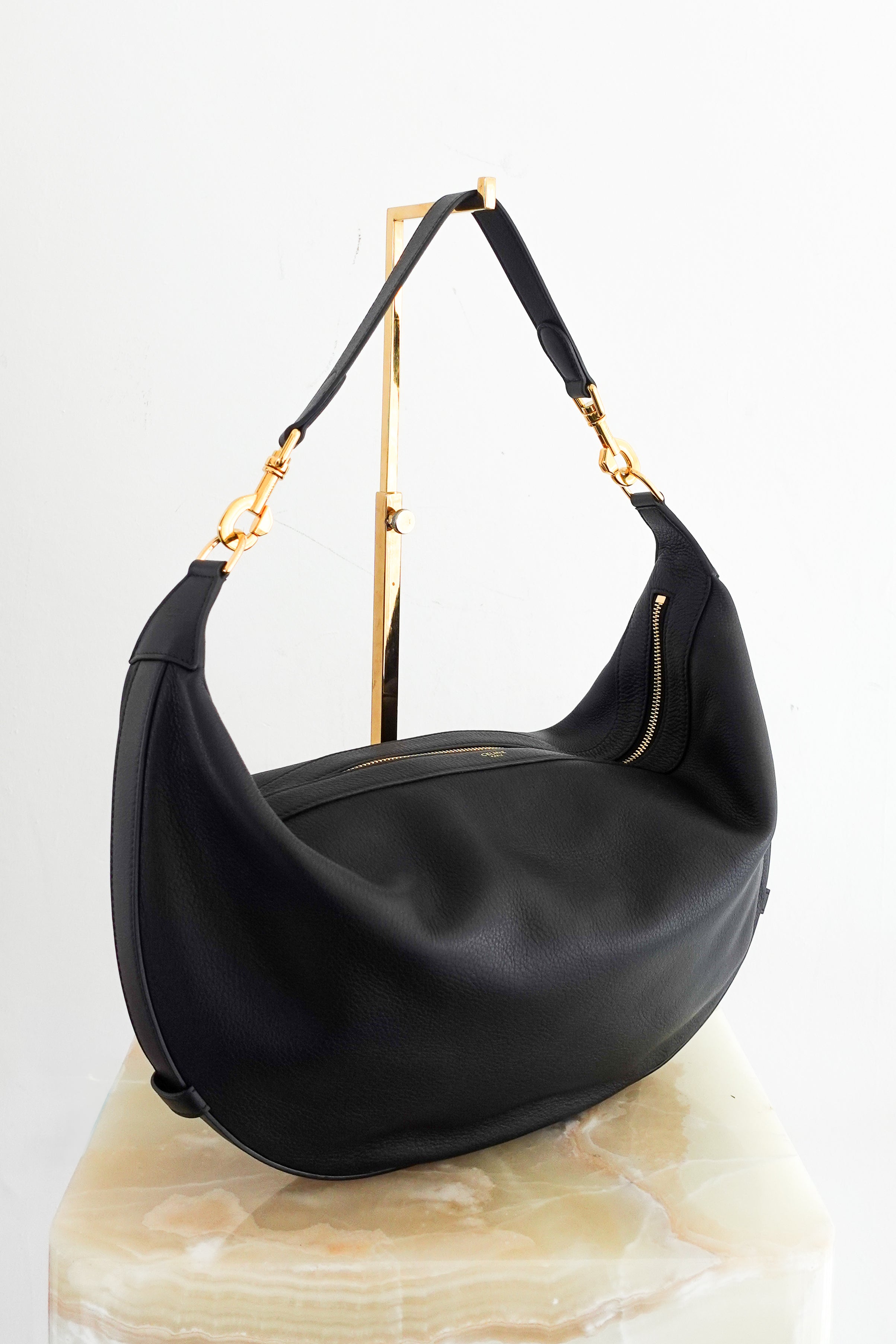 Celine medium calfskin Leandre  shoulder bag bag