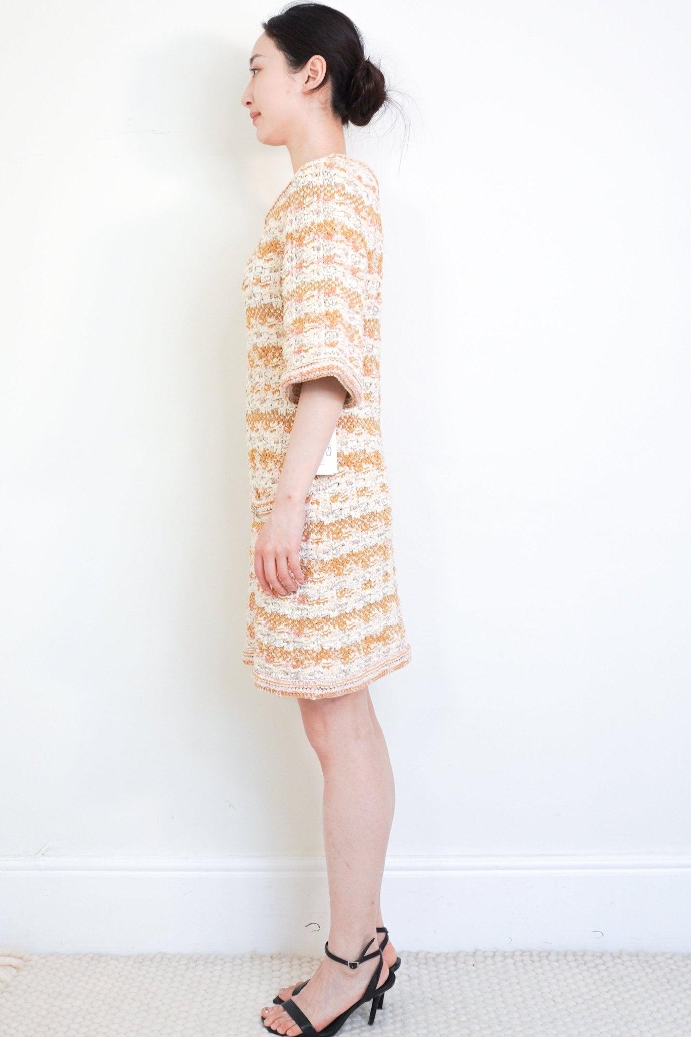 Chanel Beige Knitted Mini Dress RRP £3650 | Authentic Preloved - Reloved Again