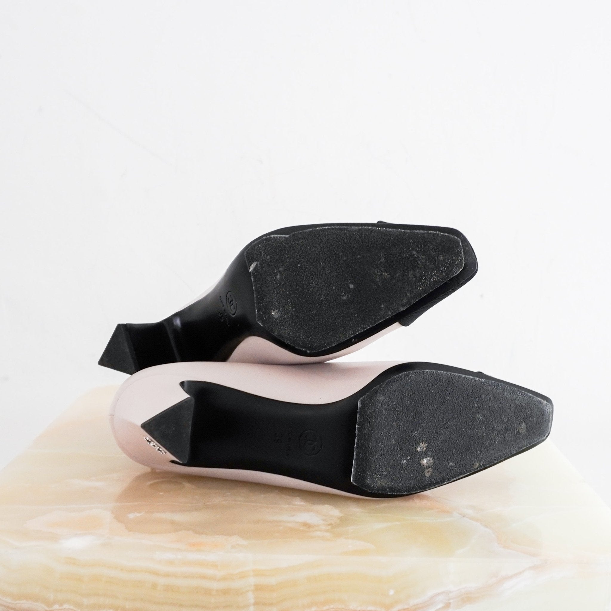 Chanel Beige Mary Jane Heels RRP £800 | Authentic Preloved - Reloved Again