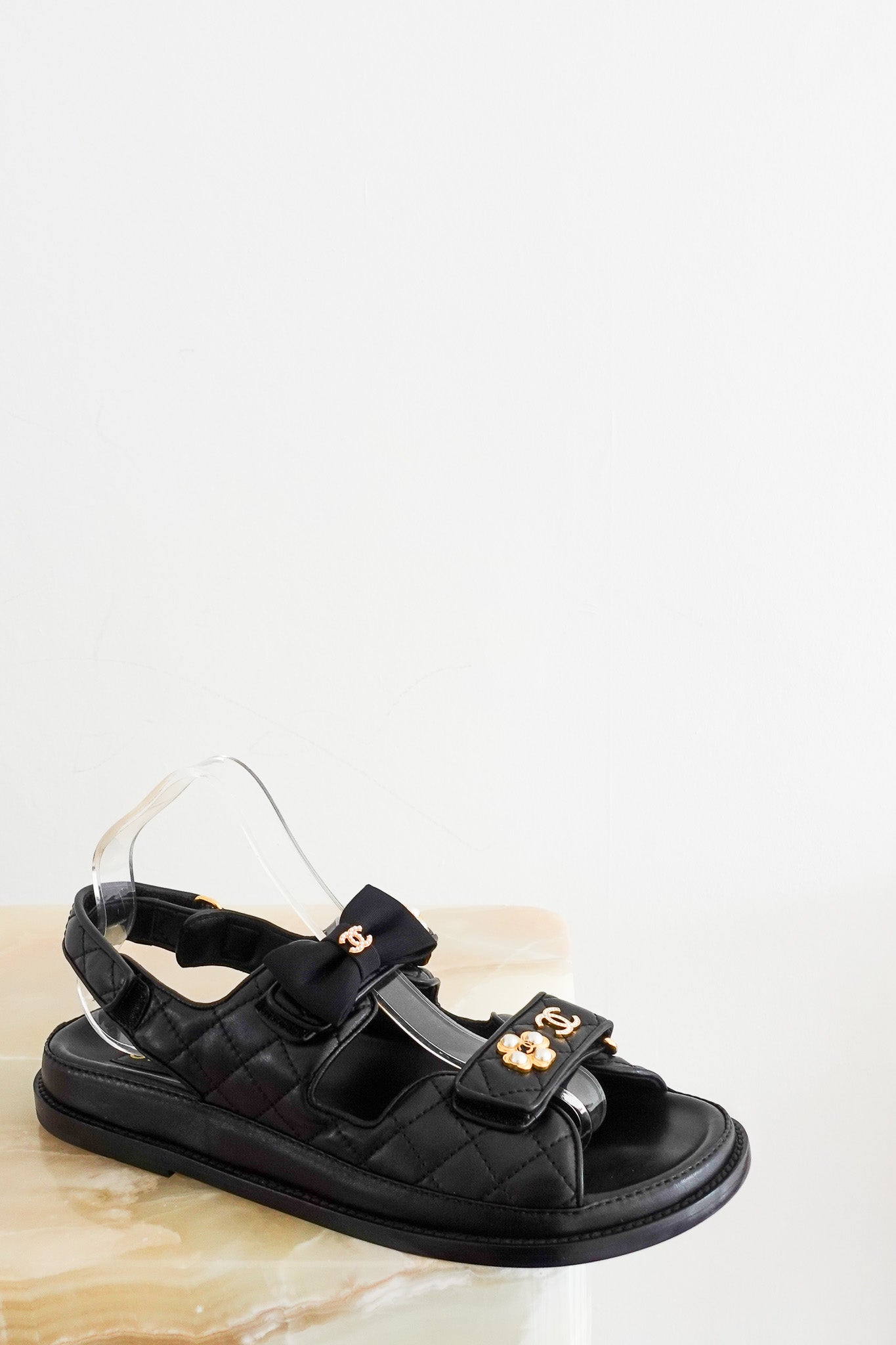 Chanel-Black-Camellia-Dad-Sandals–soldouteverywhere–firstphoto