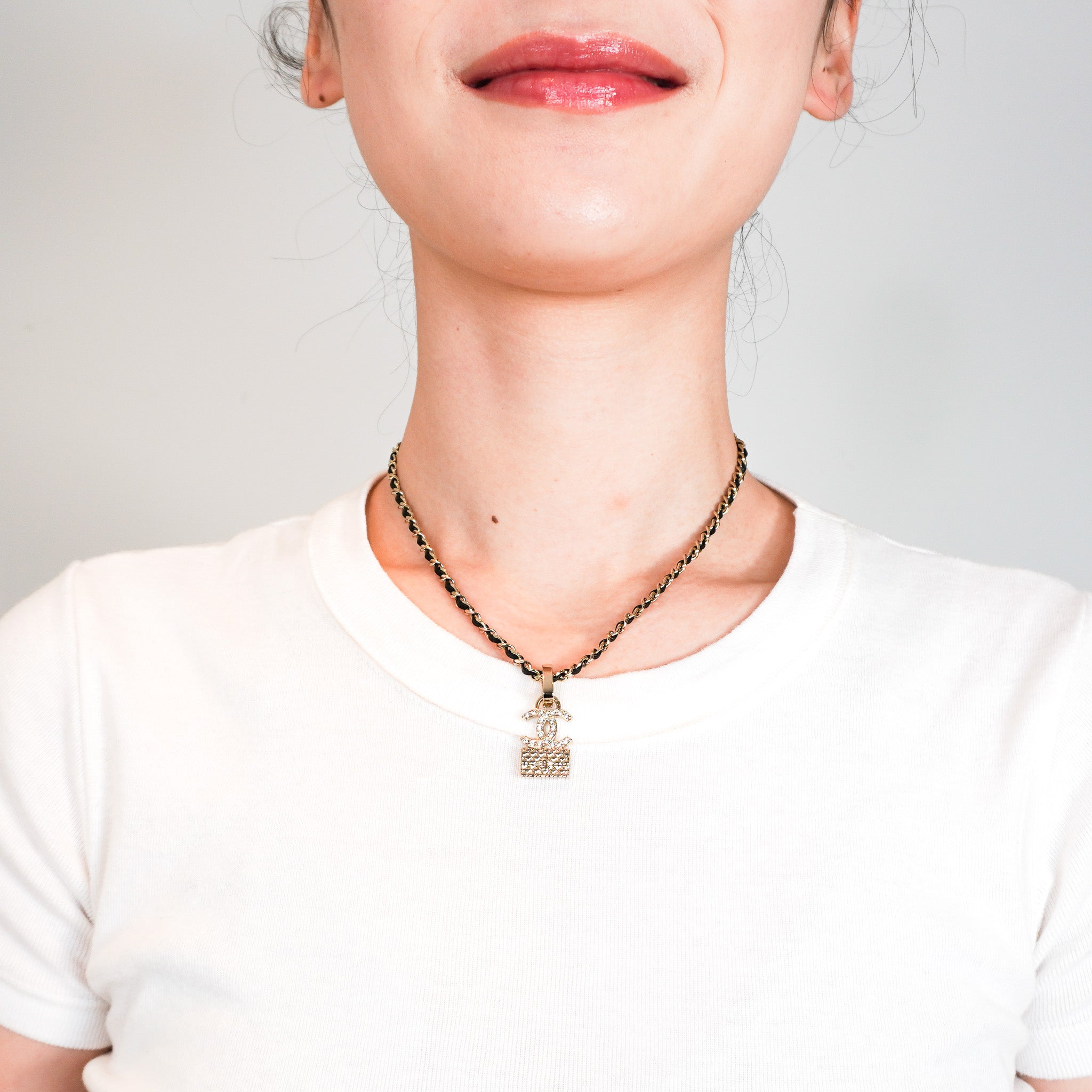 Chanel CC Interlocking Pendant Necklace RRP £1430 | Authentic Preloved - Reloved Again