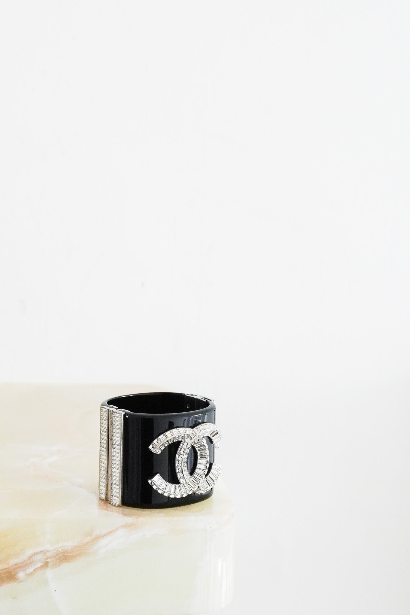 Chanel Cuff With Diamante Detailing | Authentic Preloved FINAL SALE - Reloved Again