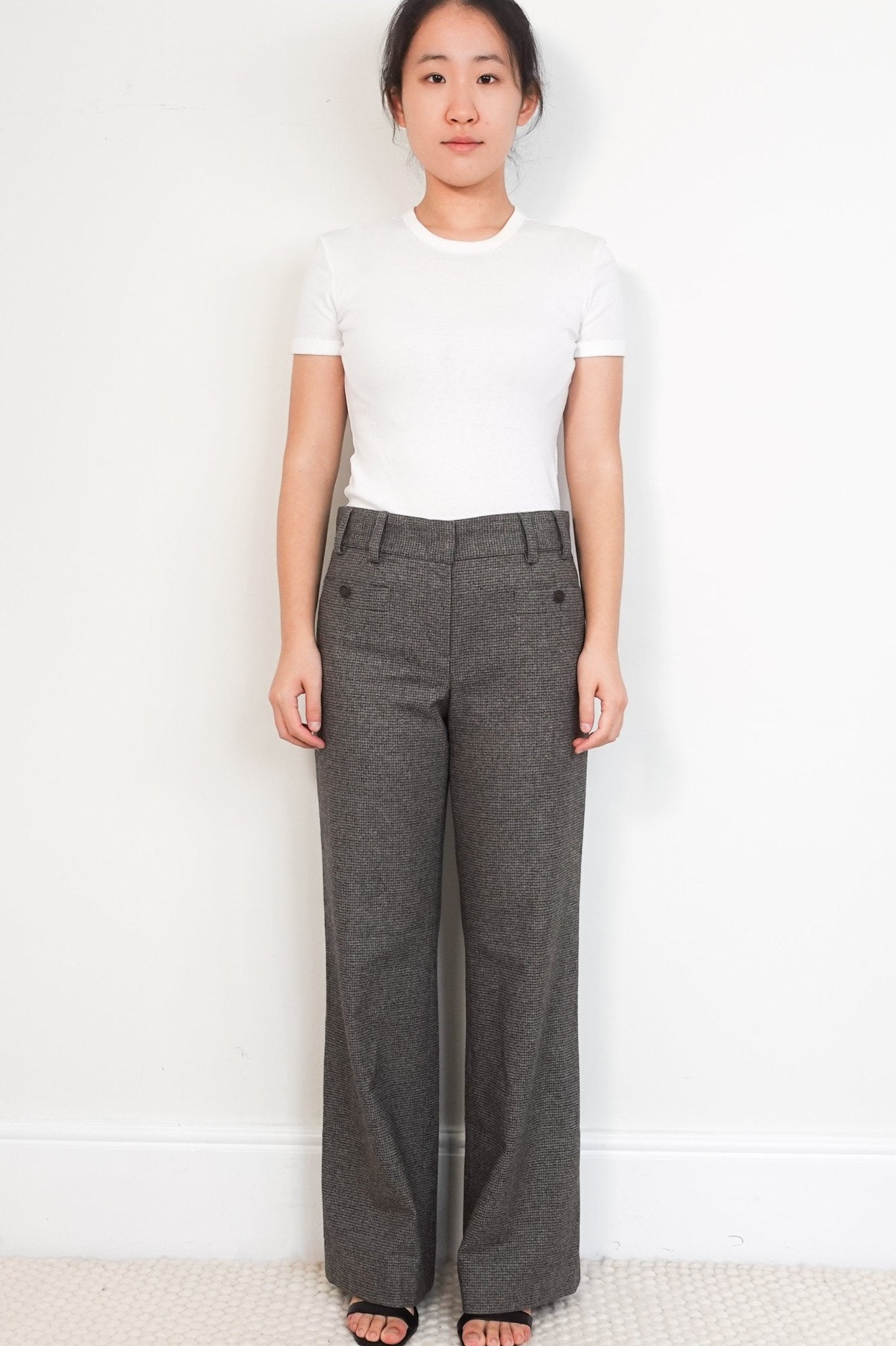 Chanel Grey Tweed Trousers RRP £600 | Authentic Preloved - Reloved Again