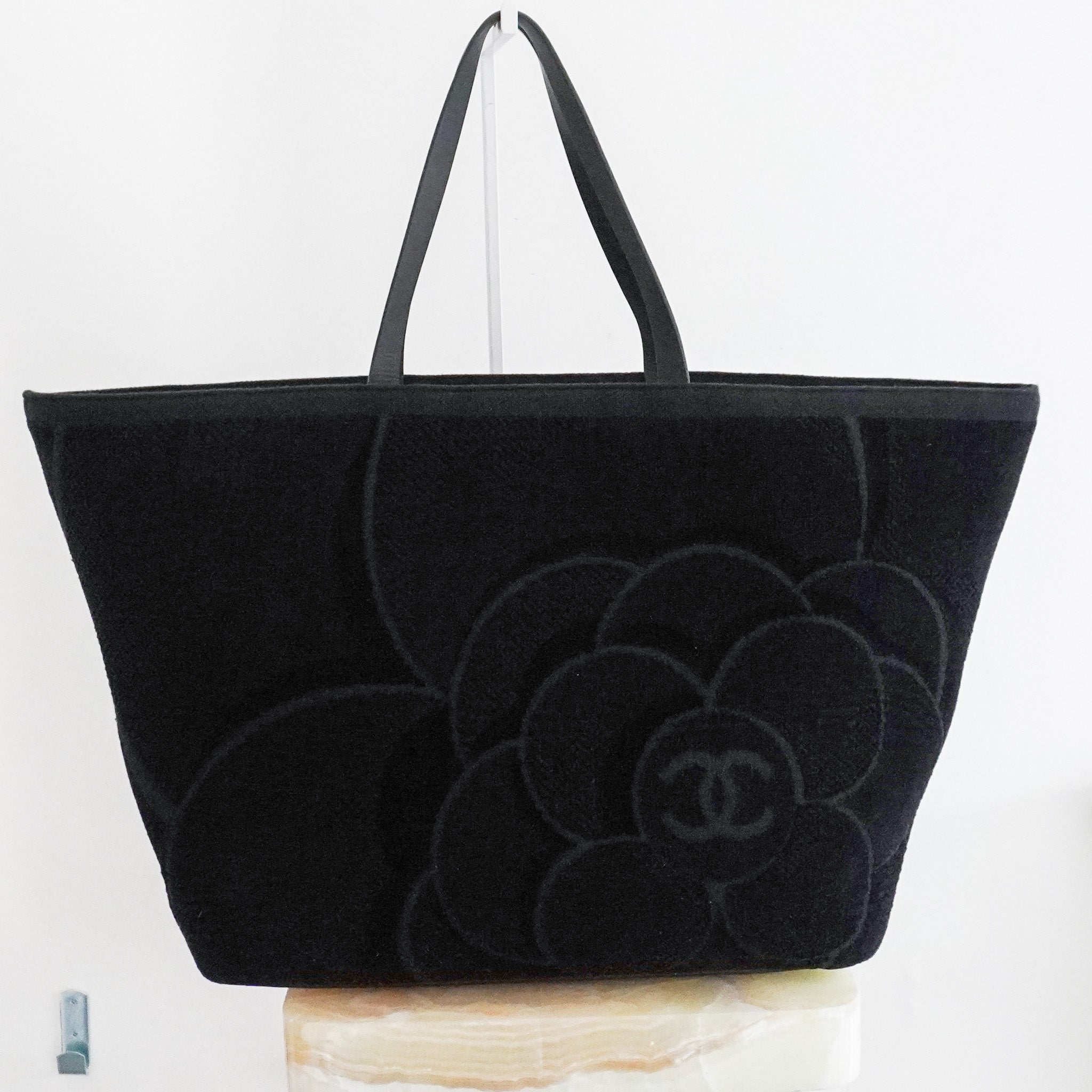 Chanel Terry Cloth Camellia Tote | Authentic Preloved - Reloved Again