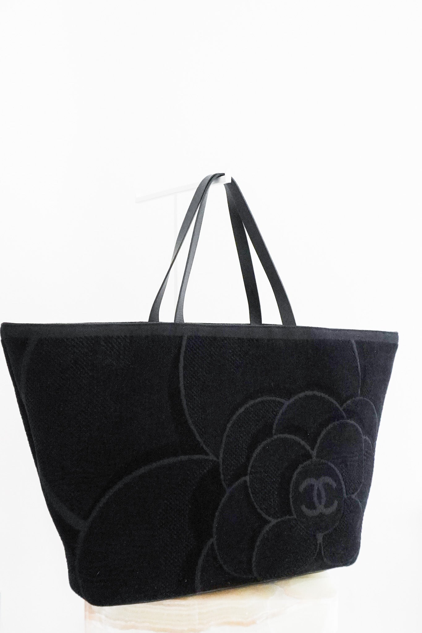 Chanel Terry Cloth Camellia Tote | Authentic Preloved - Reloved Again