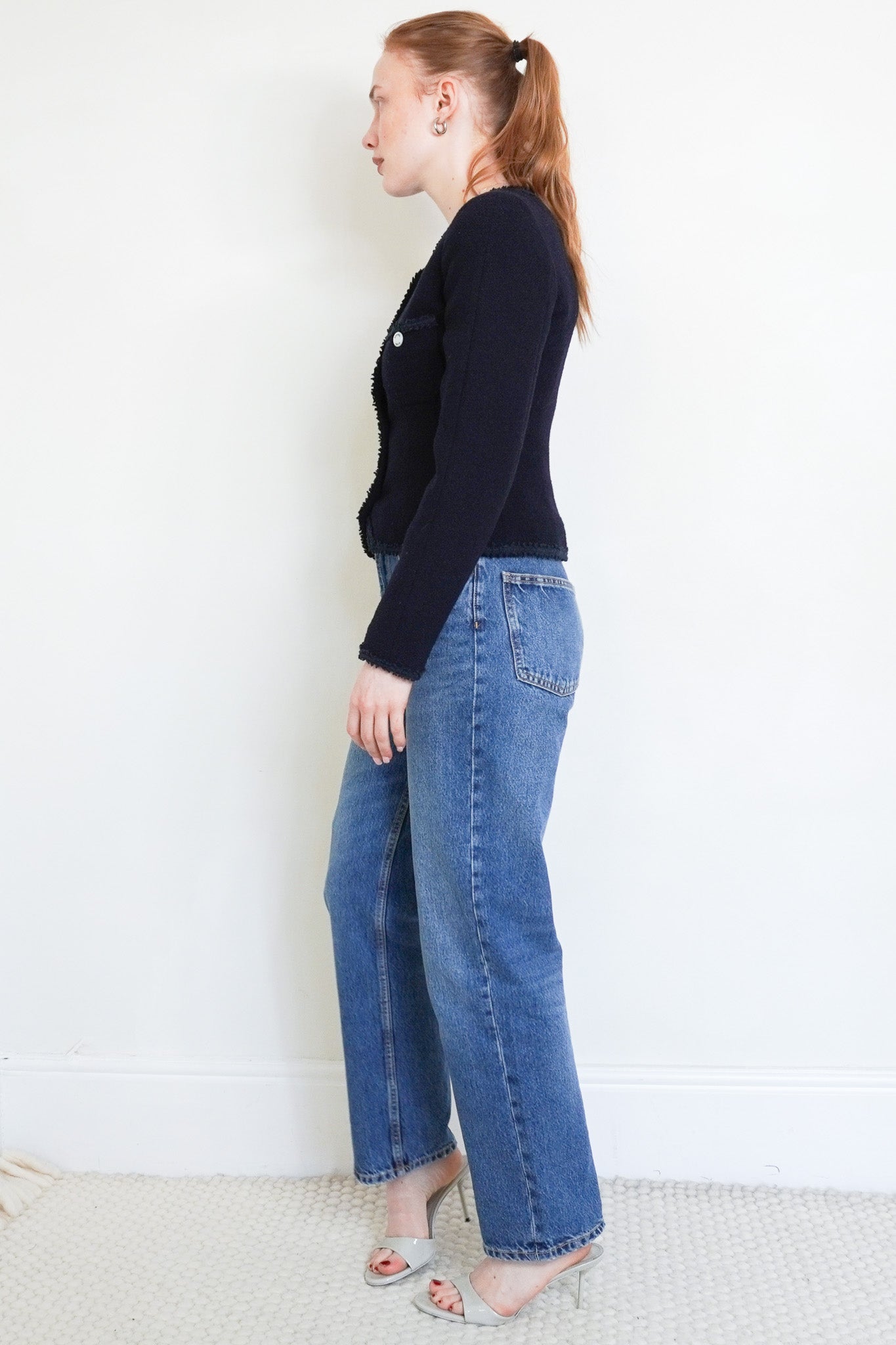 Chanel Tweed Navy Jacket RRP £4000 | Authentic Preloved - Reloved Again