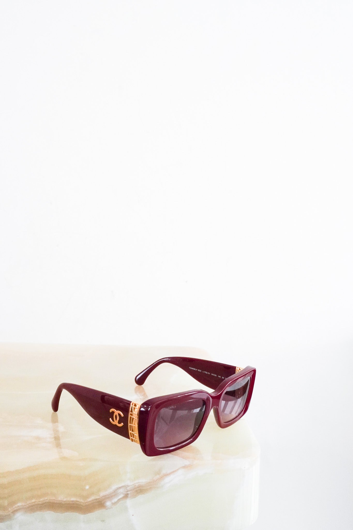 CURRENT SEASON Chanel Cherry Red Sunglasses £360 | Authentic Preloved FINAL SALE - Reloved Again