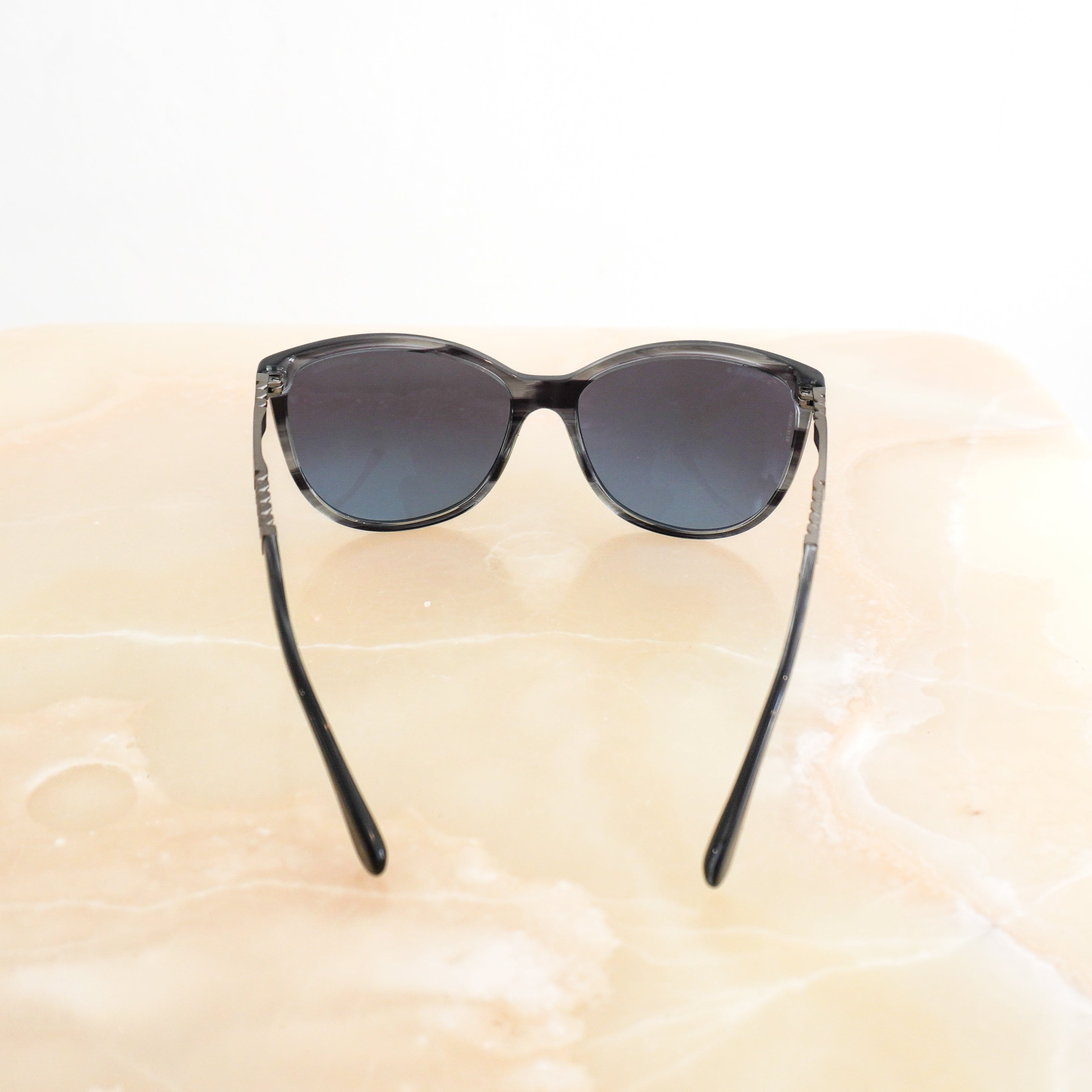 Chanel 5352 Chain Detail Cat-Eye Sunglasses back photo chelsea london