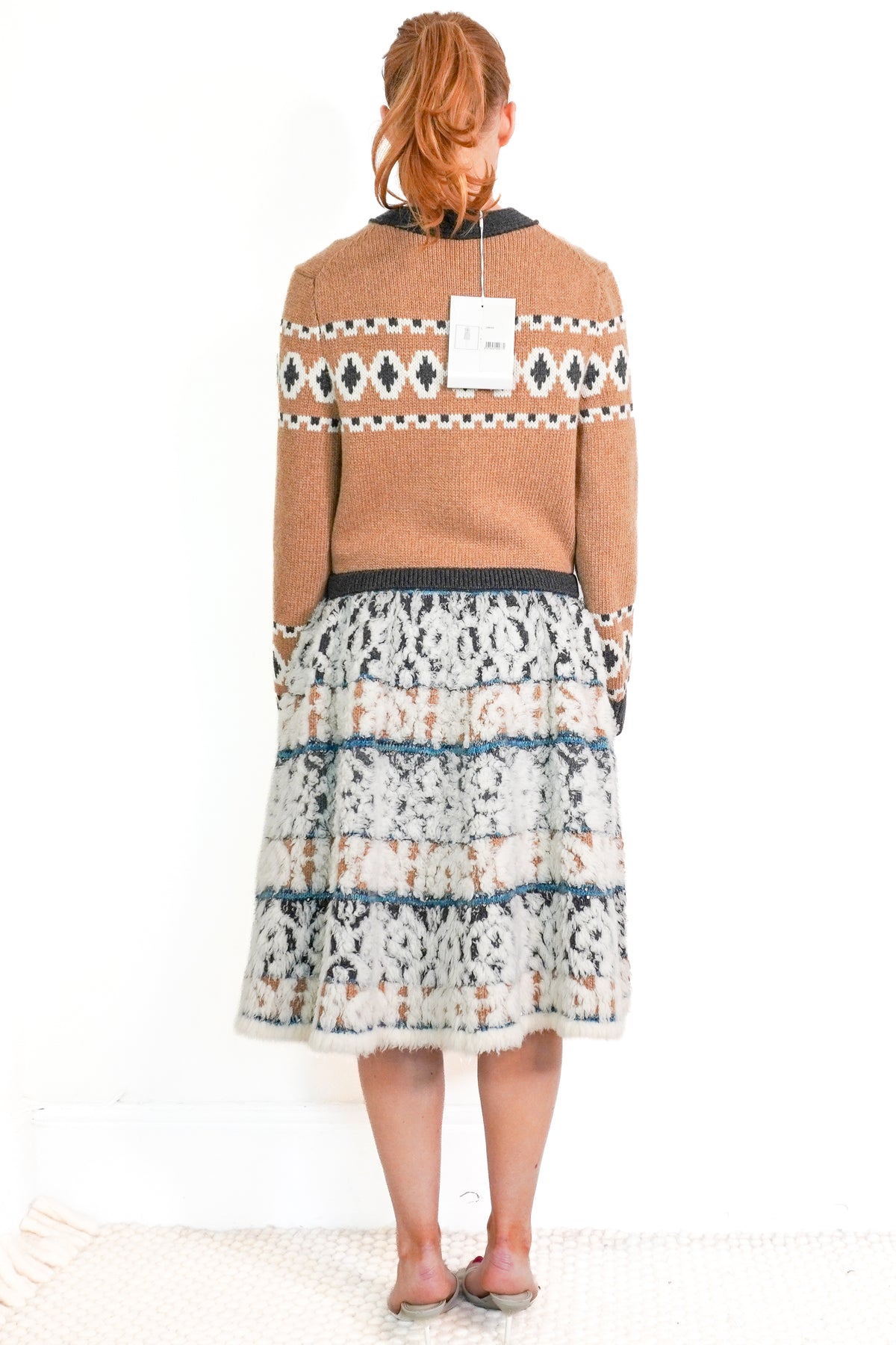 Chanel Cashmere-Blend Cardigan Docking Dress (RRP £2650) | Authentic Preloved back