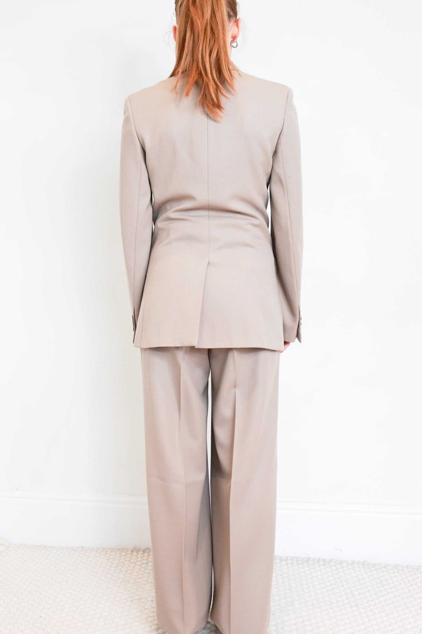 Chloe Beige Tailored Suit RRP £2000 | Authentic Preloved - Reloved Again