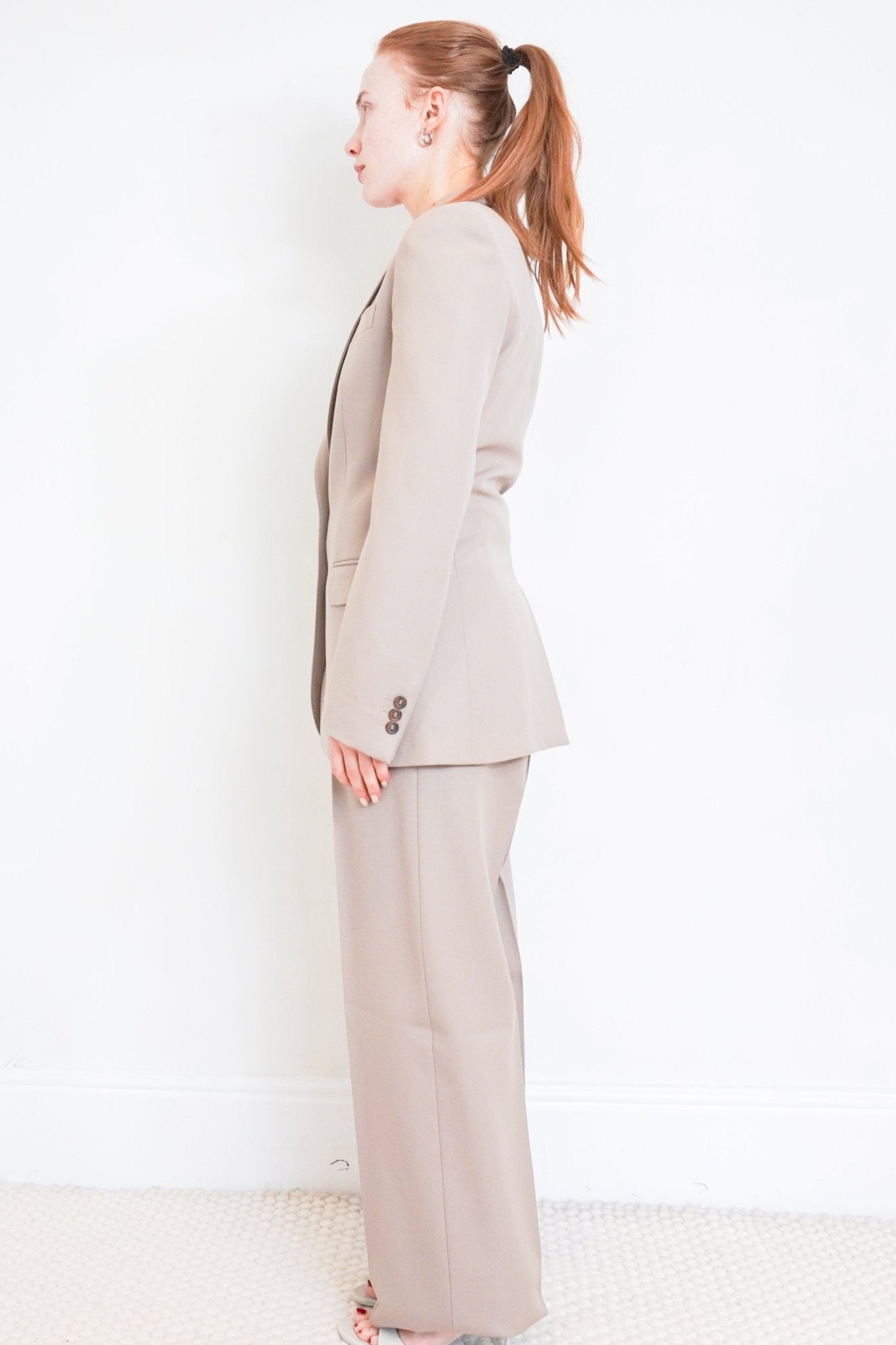 Chloe Beige Tailored Suit RRP £2000 | Authentic Preloved - Reloved Again