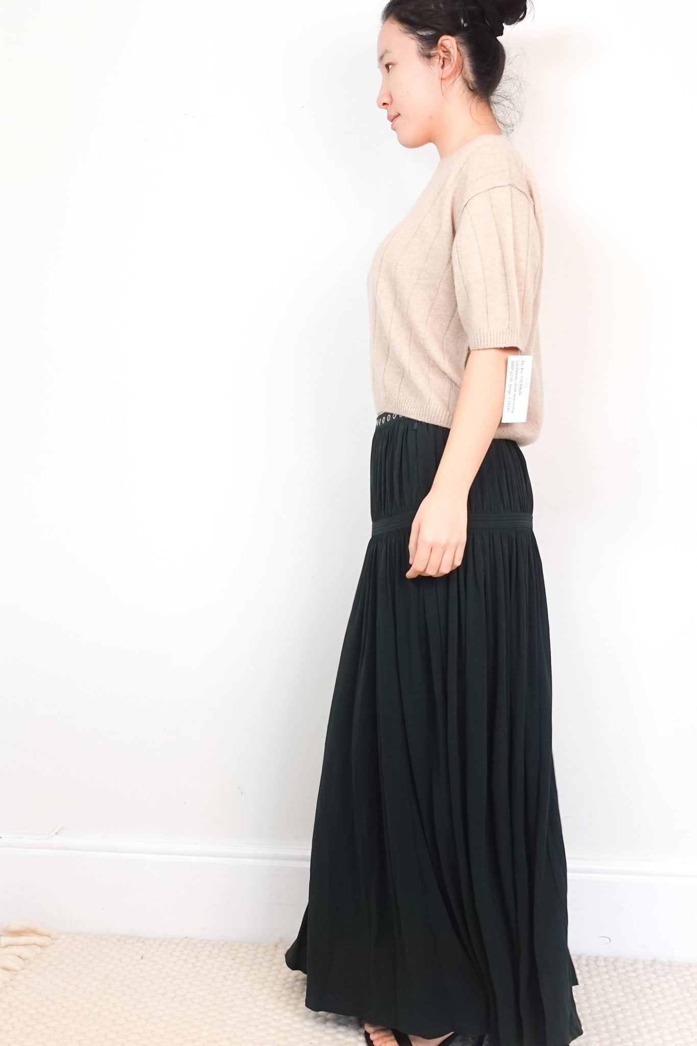 Chloe Eclipse Green Maxi Studded Skirt RRP £1200 | Authentic Preloved - Reloved Again