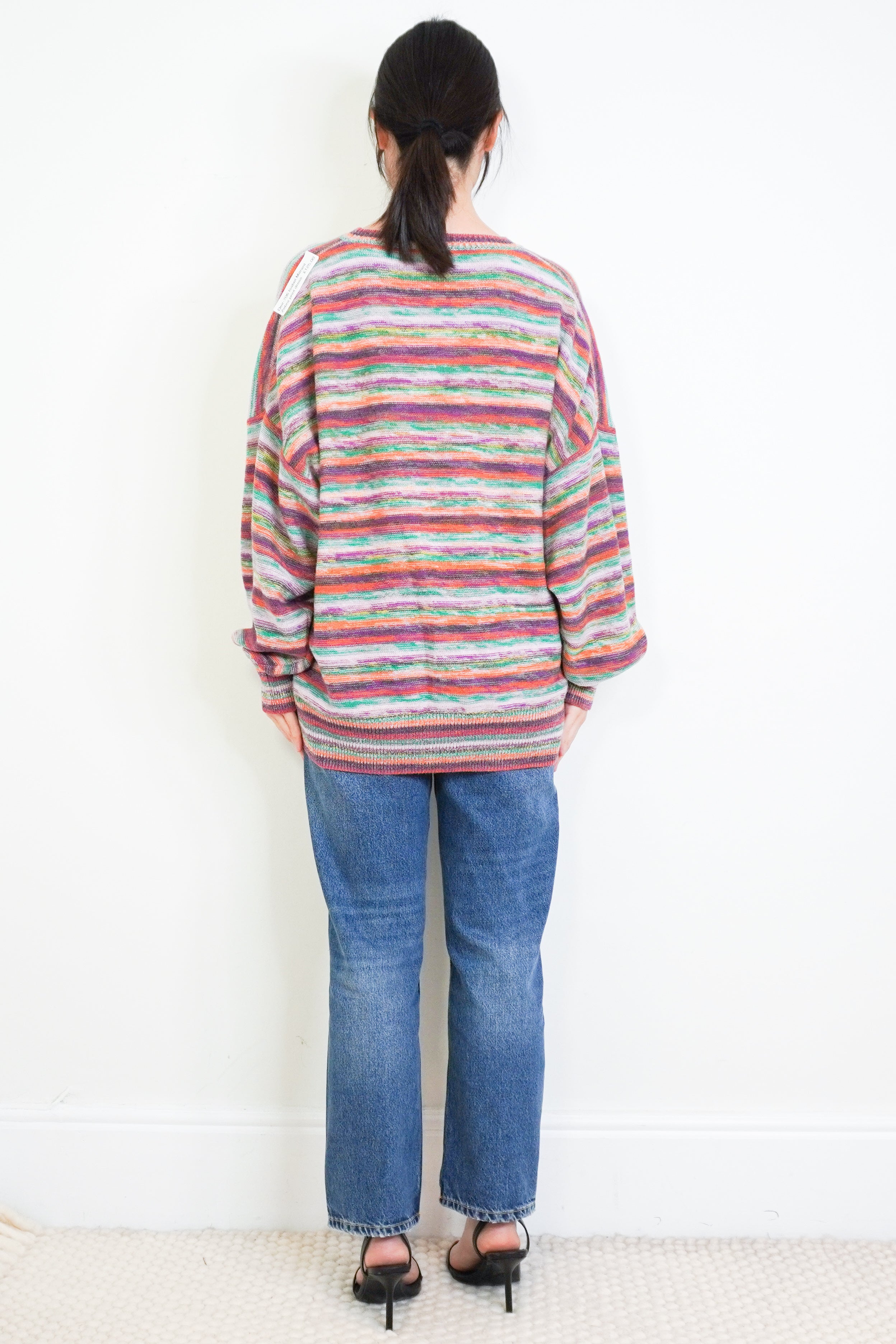 Chloe-Multicolour-Striped-Jumper-back-picture-Chelsea-London