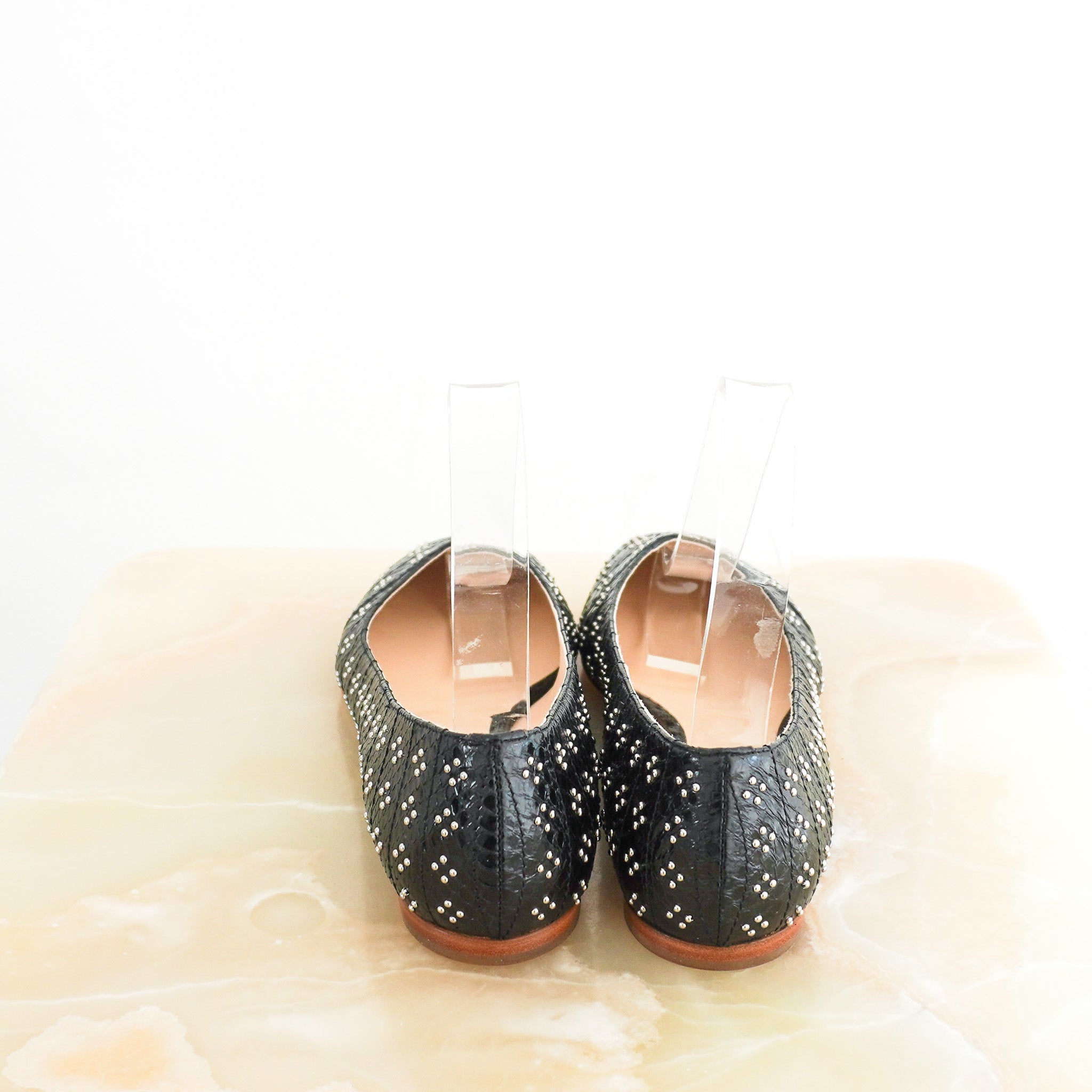 Chloe-Studded-Flats-in-Black-side-picture
