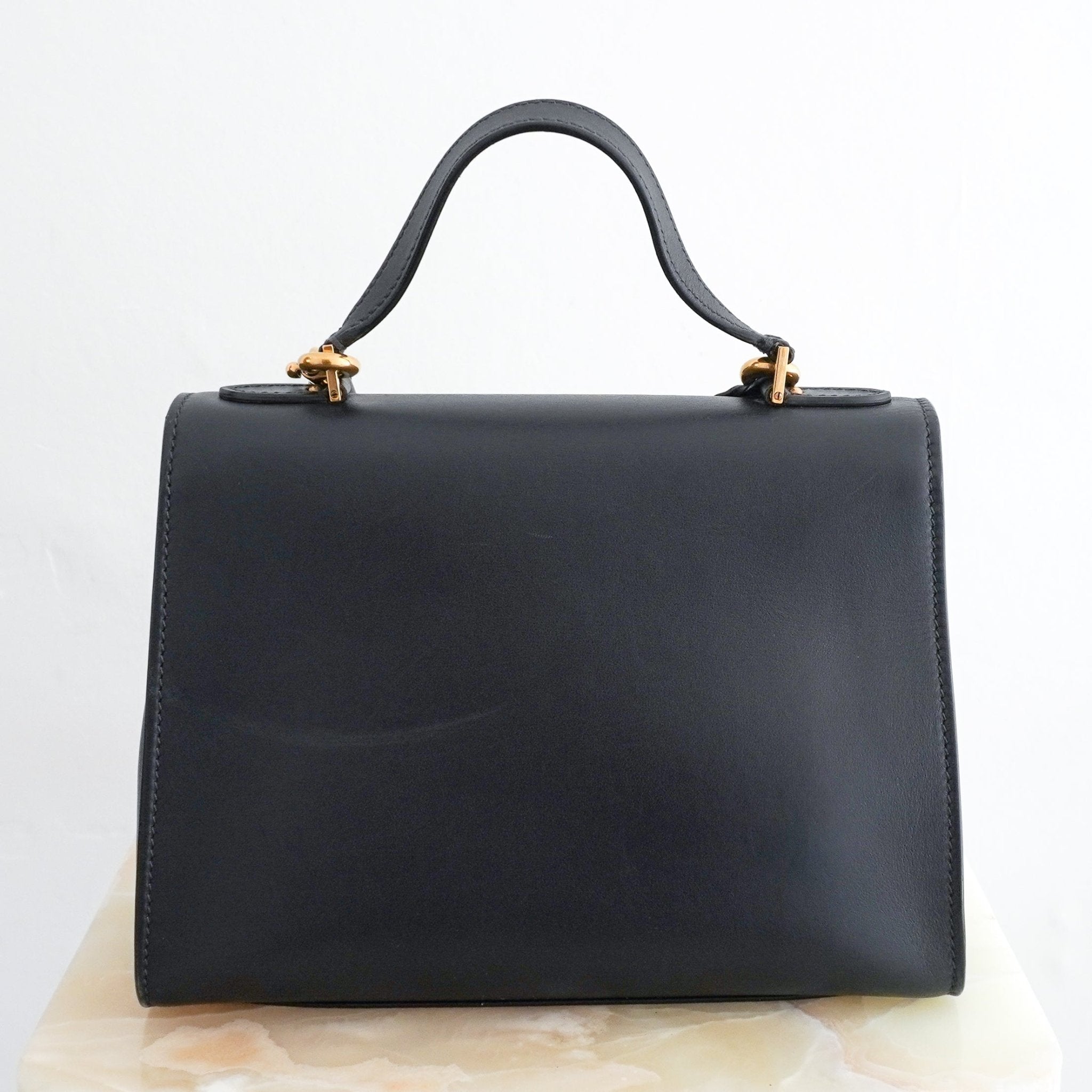 Christian Dior Dioraddict Medium Top Handle Bag in Black Calfskin (RRP £2400) | Authentic Preloved - Reloved Again