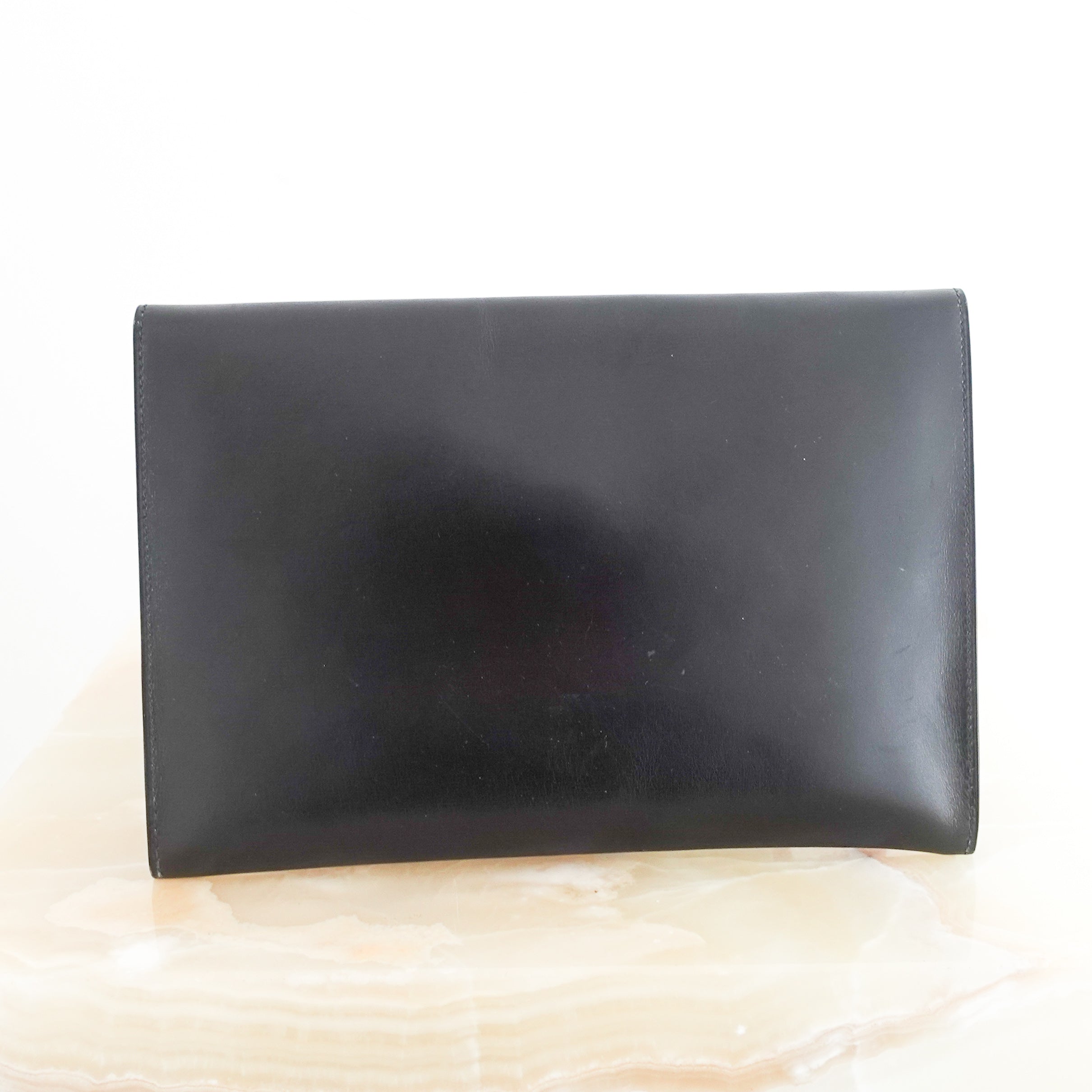 Black Rio envelope clutch RRP £1k