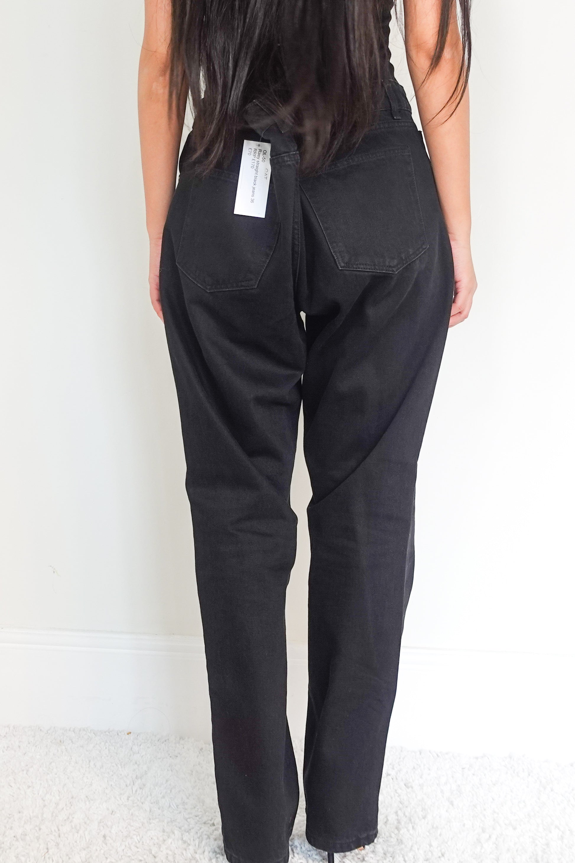 Straight Black jeans RRP £170