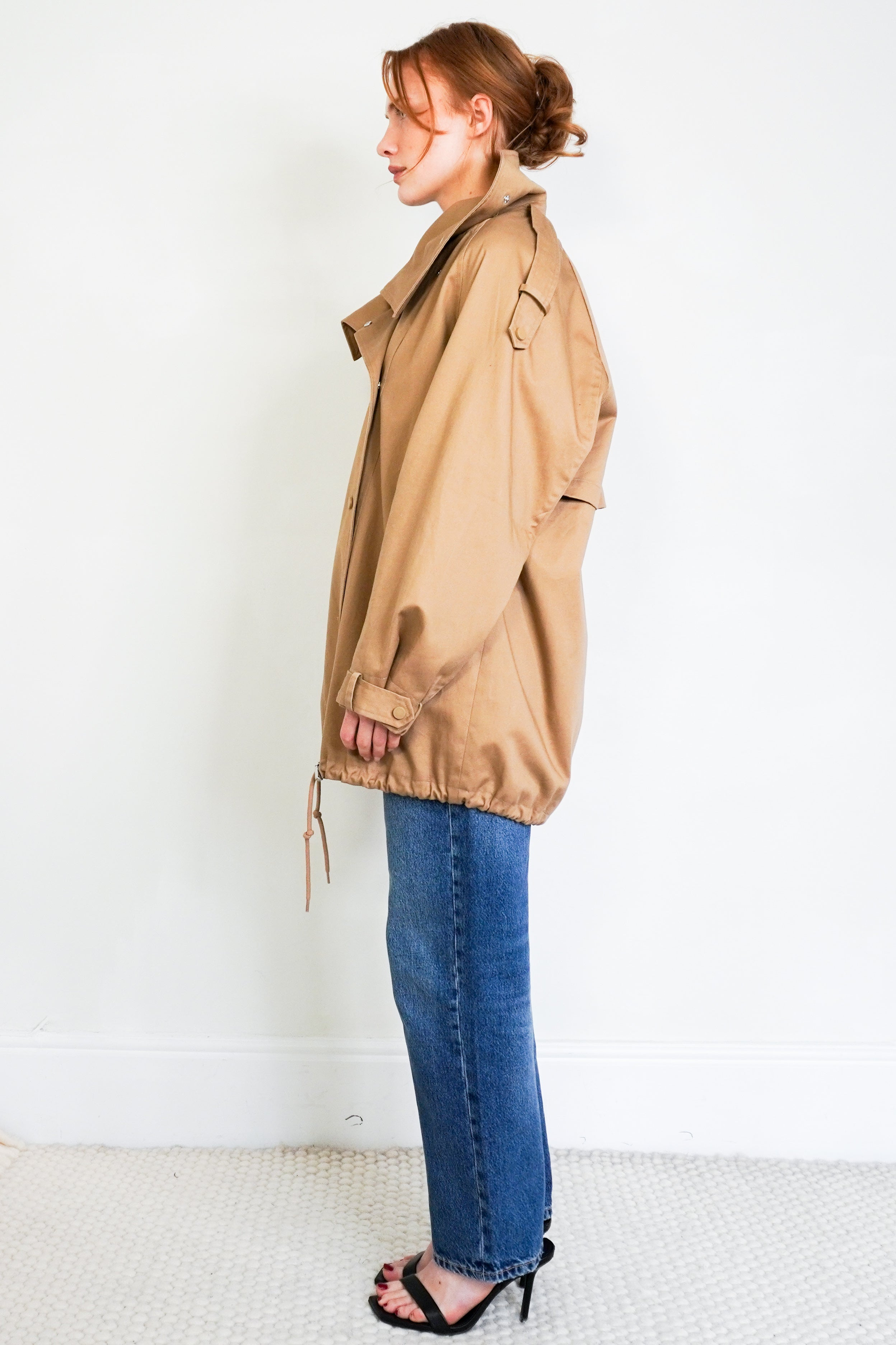 DANTE6-Brown-Cotton-Cargo-Jacket-side-picture-Chelsea-London