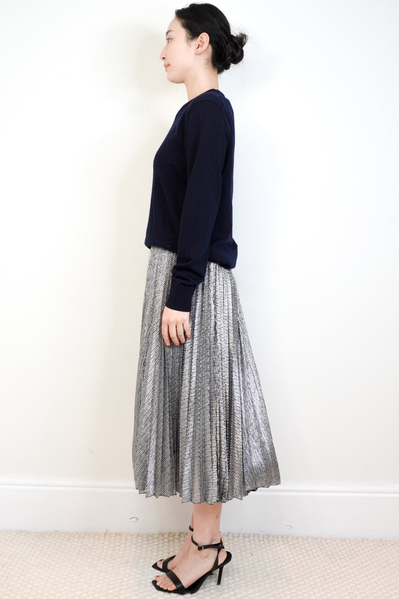 NEW Christopher Kane Metallic Midi Skirt RRP £1000 | Authentic Preloved - FINAL SALE no returns - Reloved Again