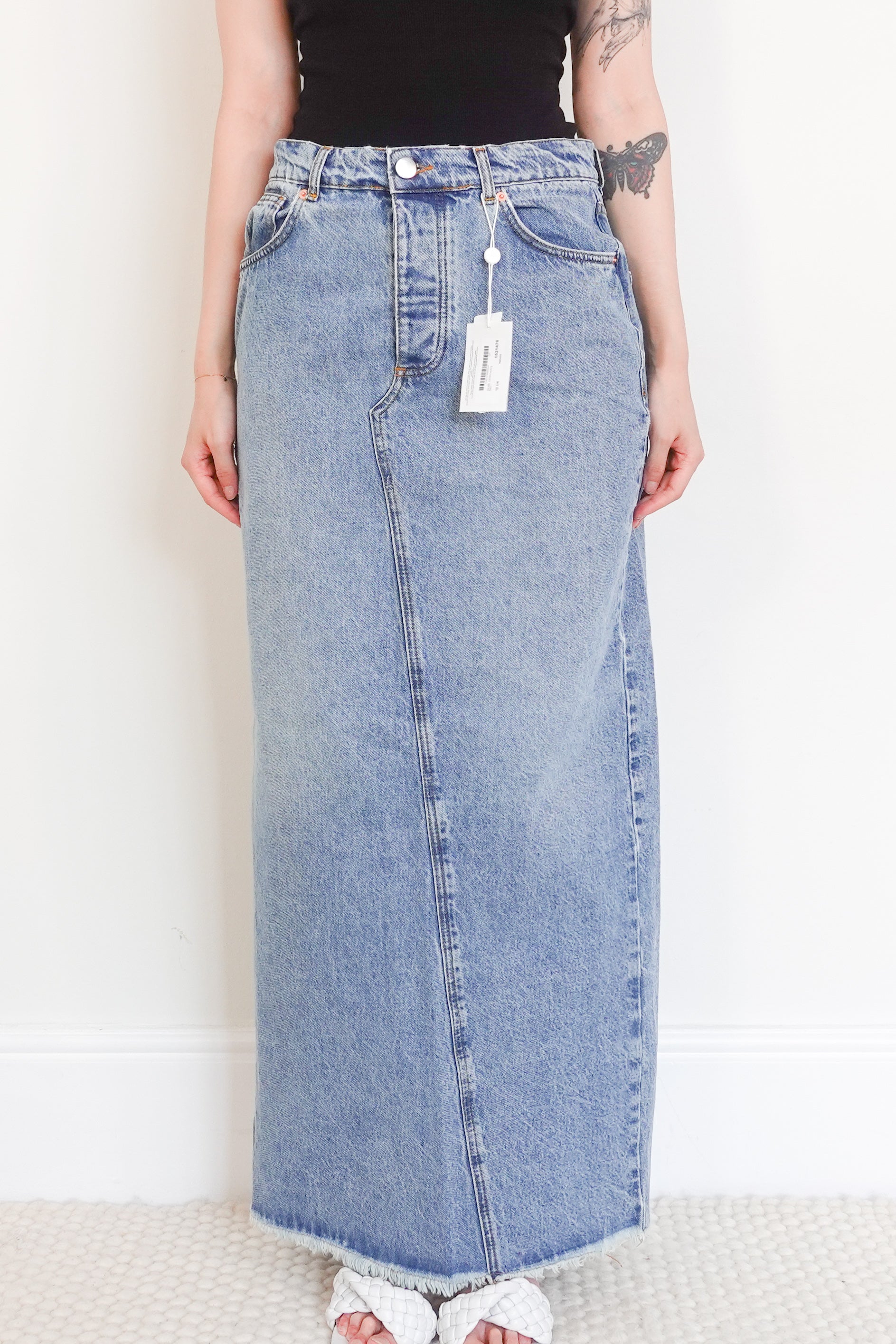 Maxi denim skirt RRP £165