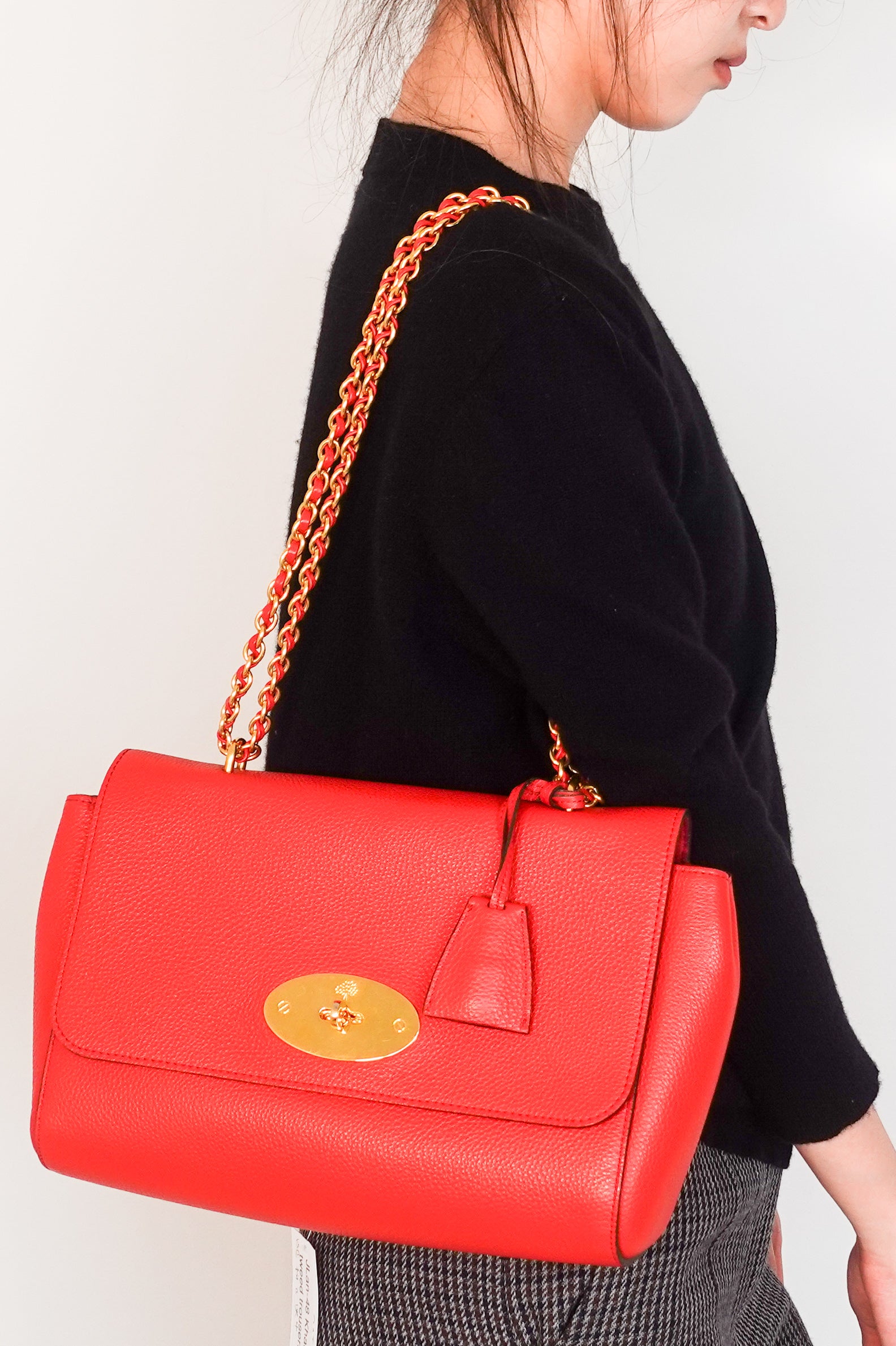 Medium Lily bag in red