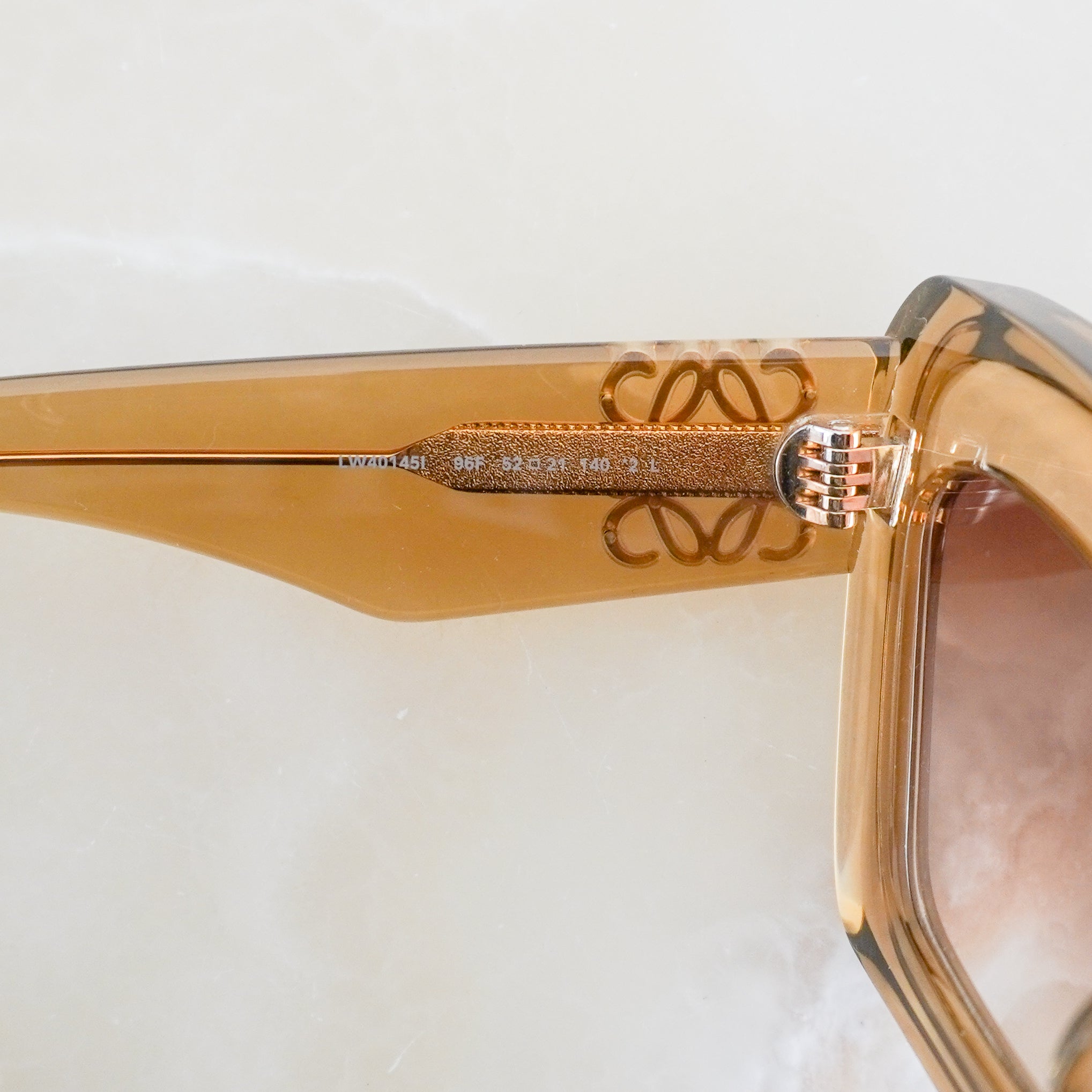Loewe Anagram LW40145I 96F Brown Cat-Eye Sunglasses (RRP £330) | Authentic Preloved FINAL SALE