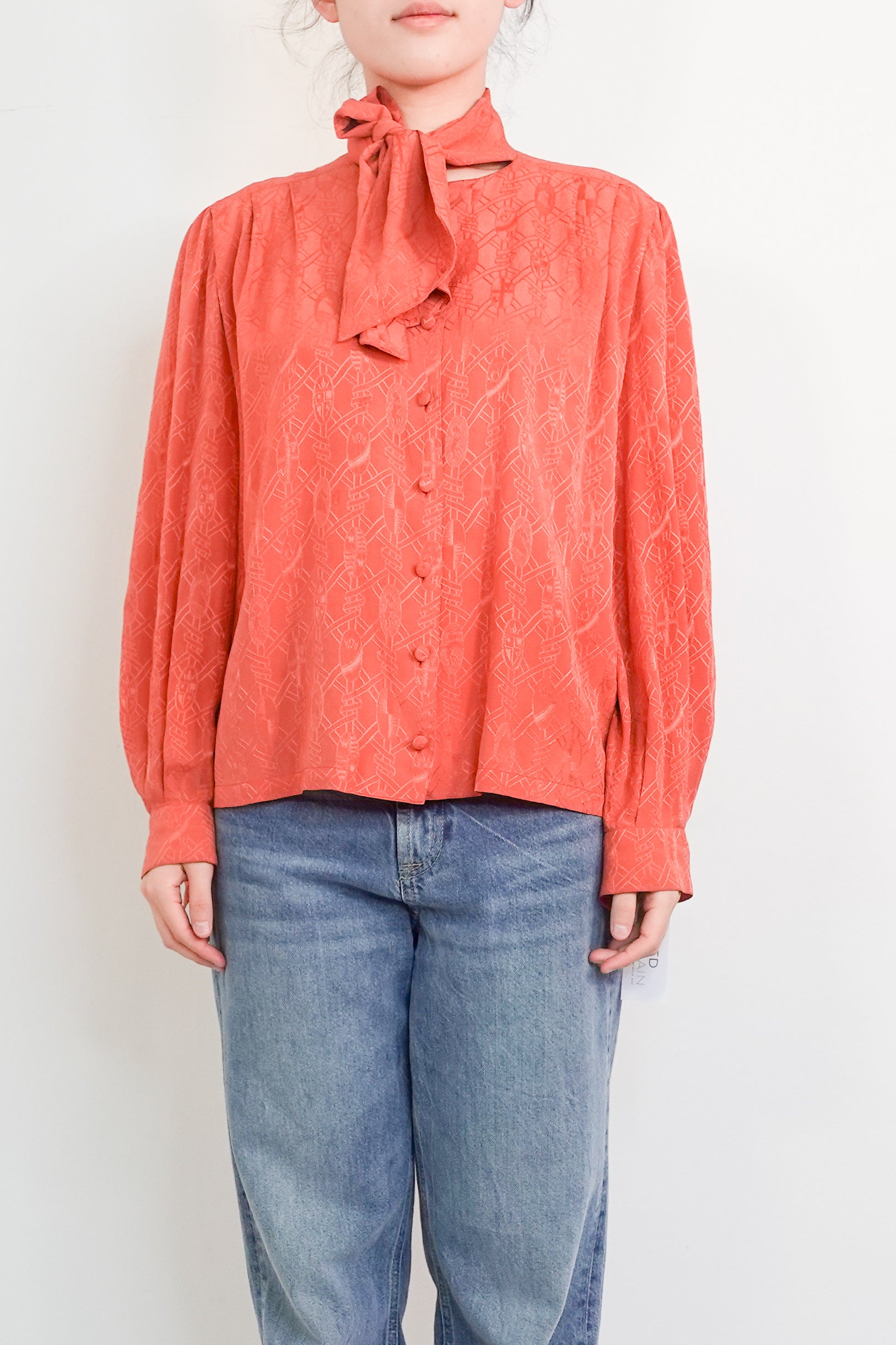 Vintage orange blouse RRP £1K