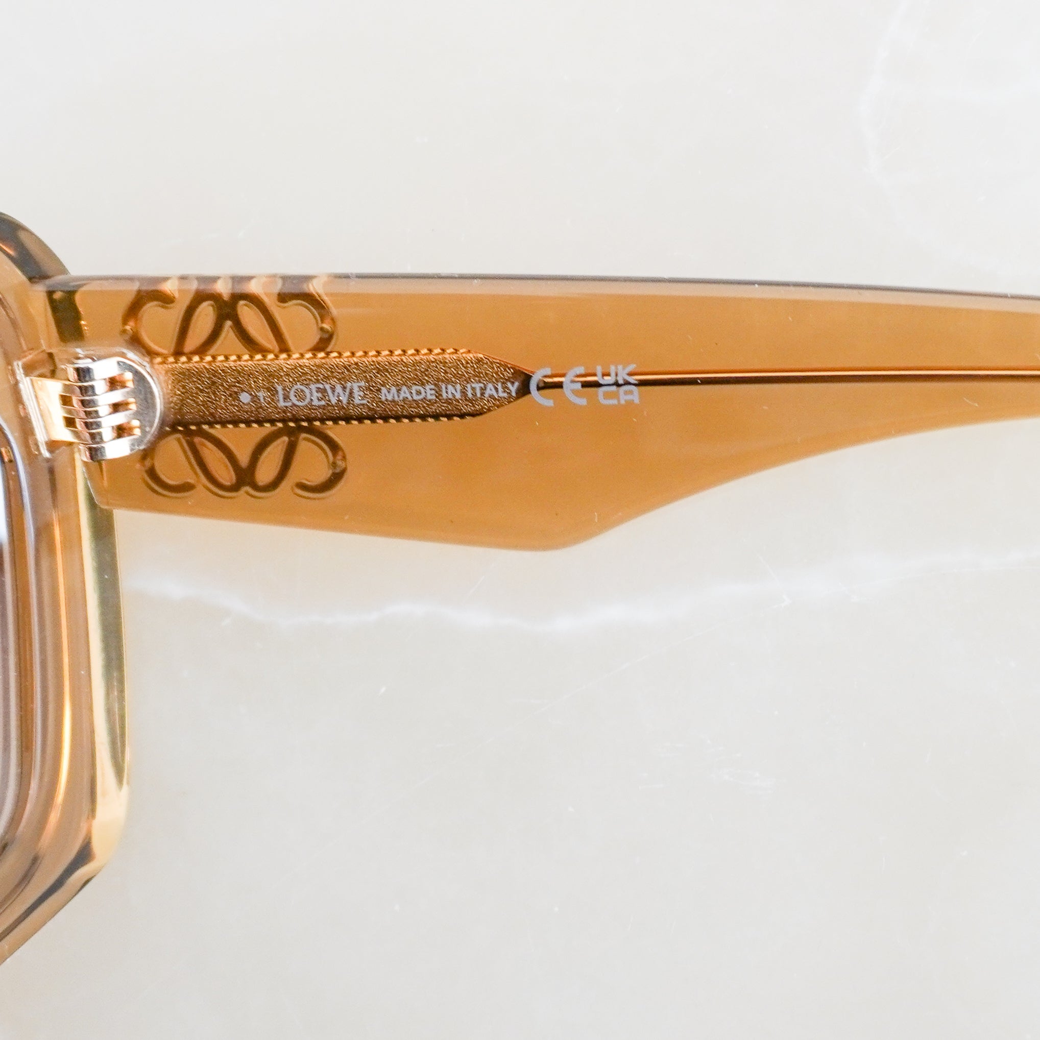 Loewe Anagram LW40145I 96F Brown Cat-Eye Sunglasses (RRP £330) | Authentic Preloved FINAL SALE