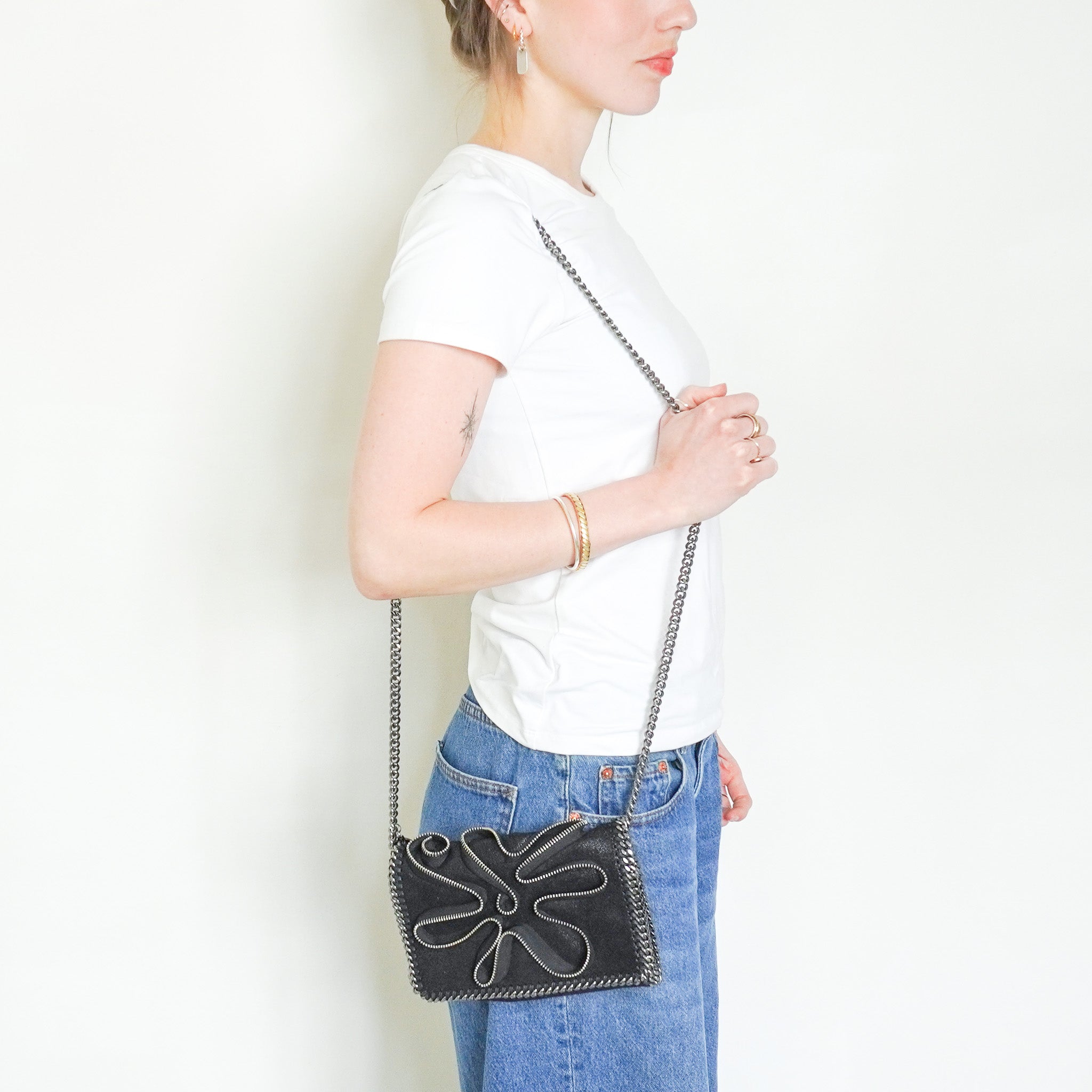 Stella McCartney Black Fabella Crossbody Bag RRP £540 | Authentic Preloved - Reloved Again