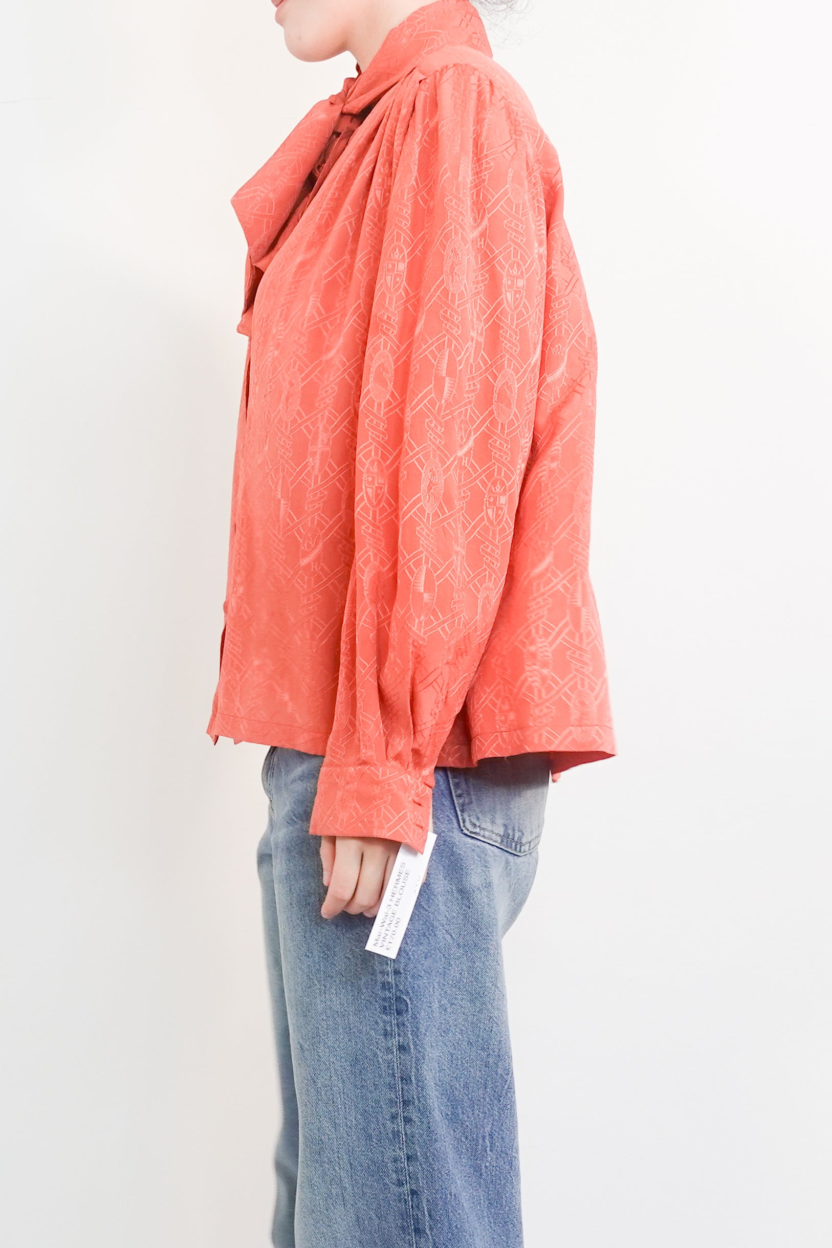 Vintage orange blouse RRP £1K